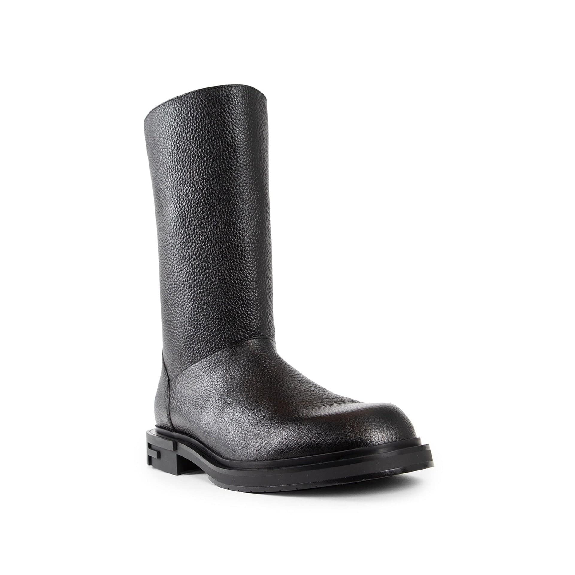 Fendi Leather Frame Boots