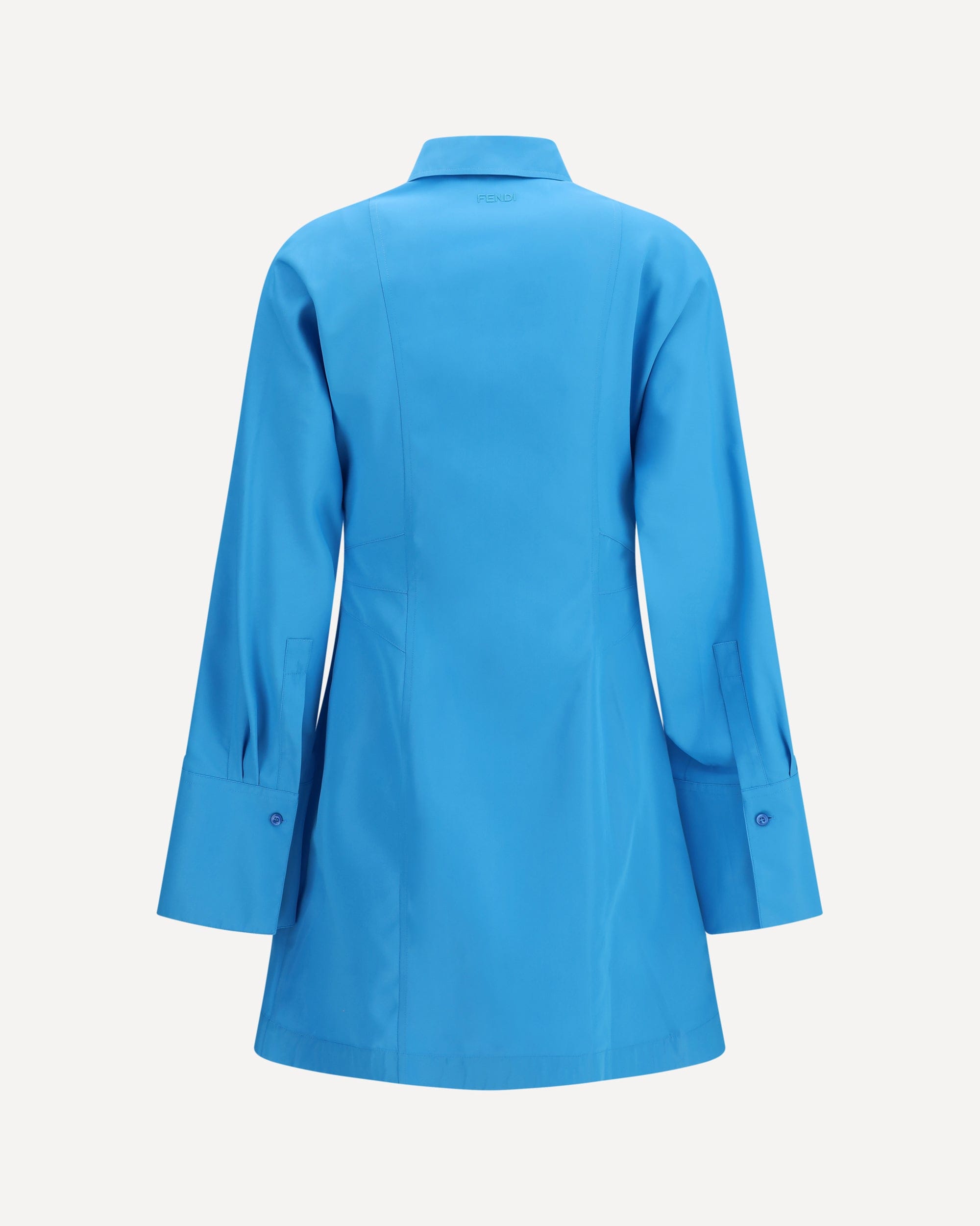 Fendi Long-Sleeve Chemisier Shirt Dress