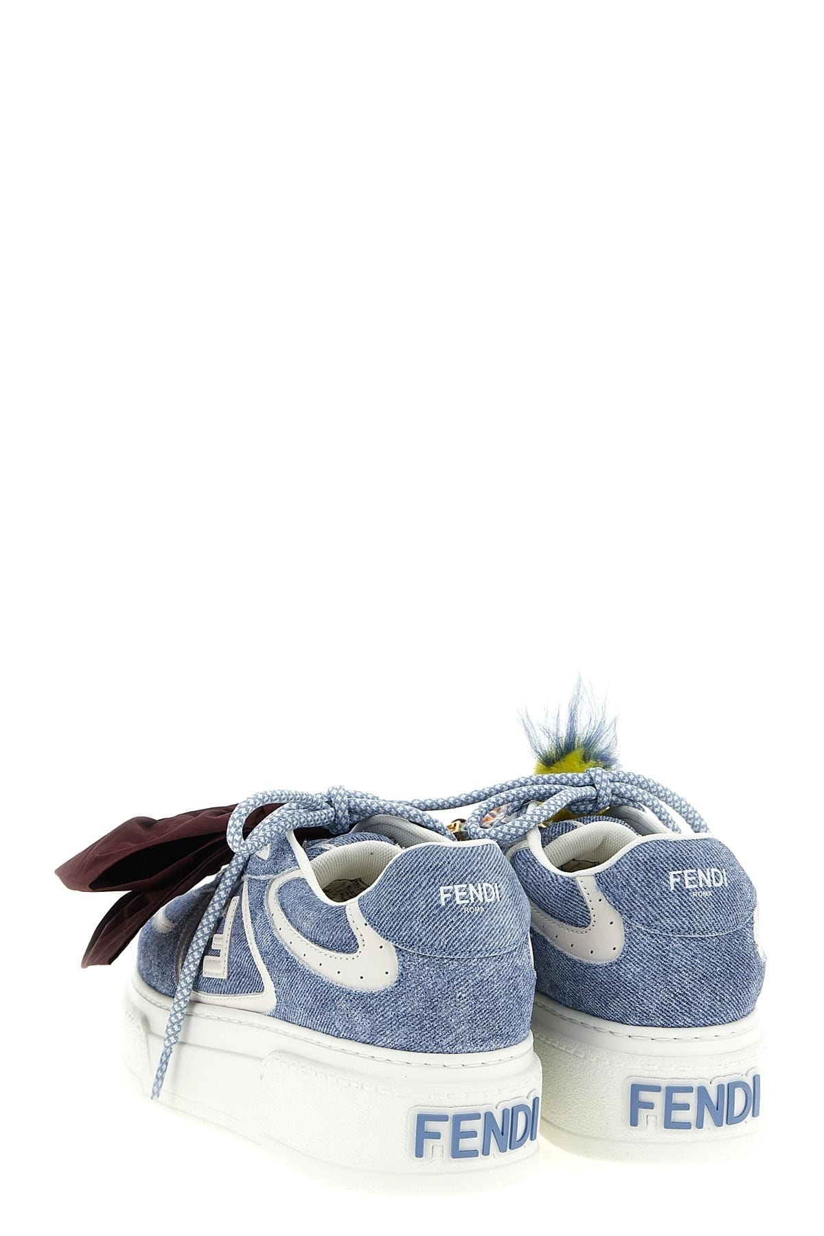 Fendi Fendi Match Suede Sneakers