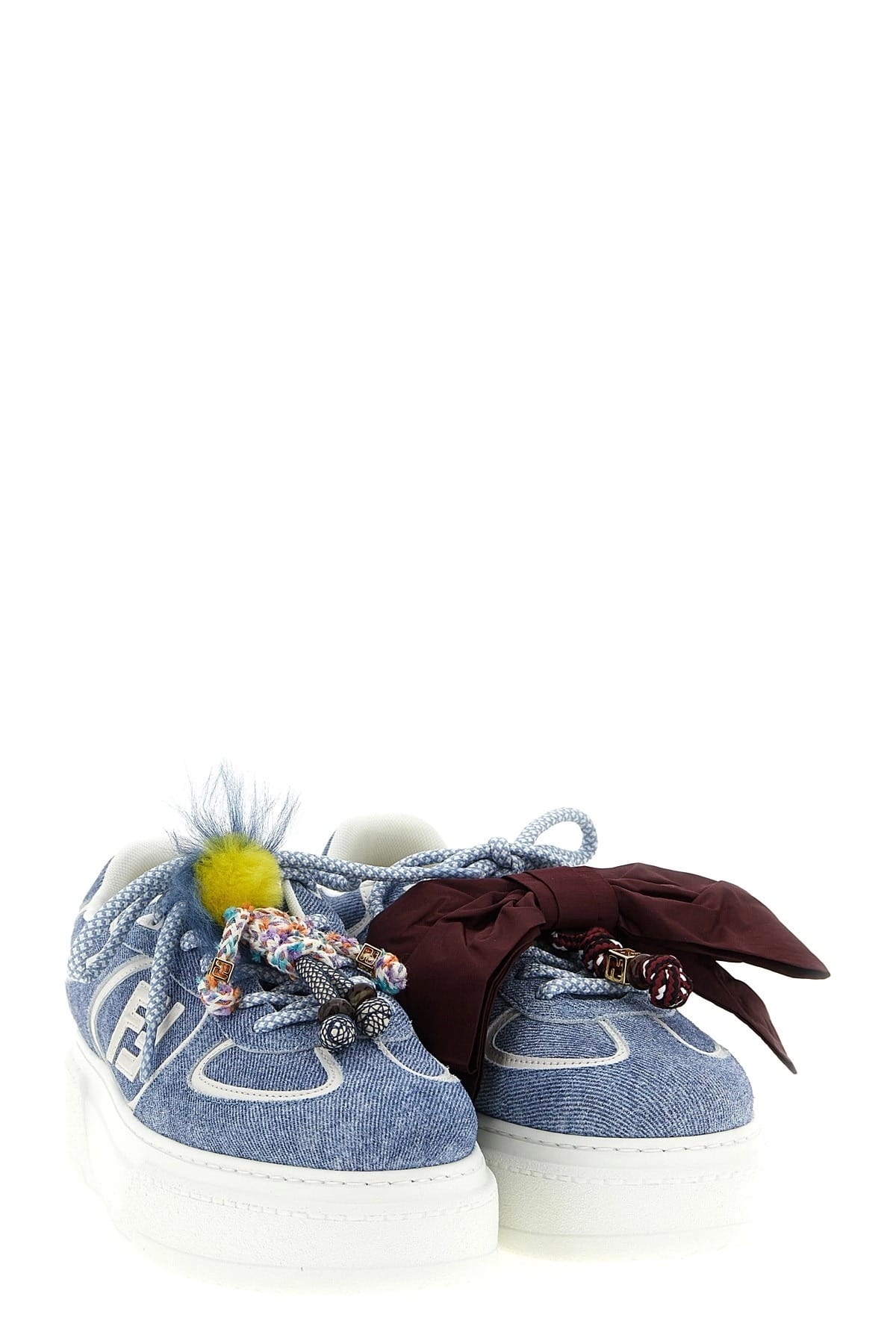 Fendi Fendi Match Suede Sneakers