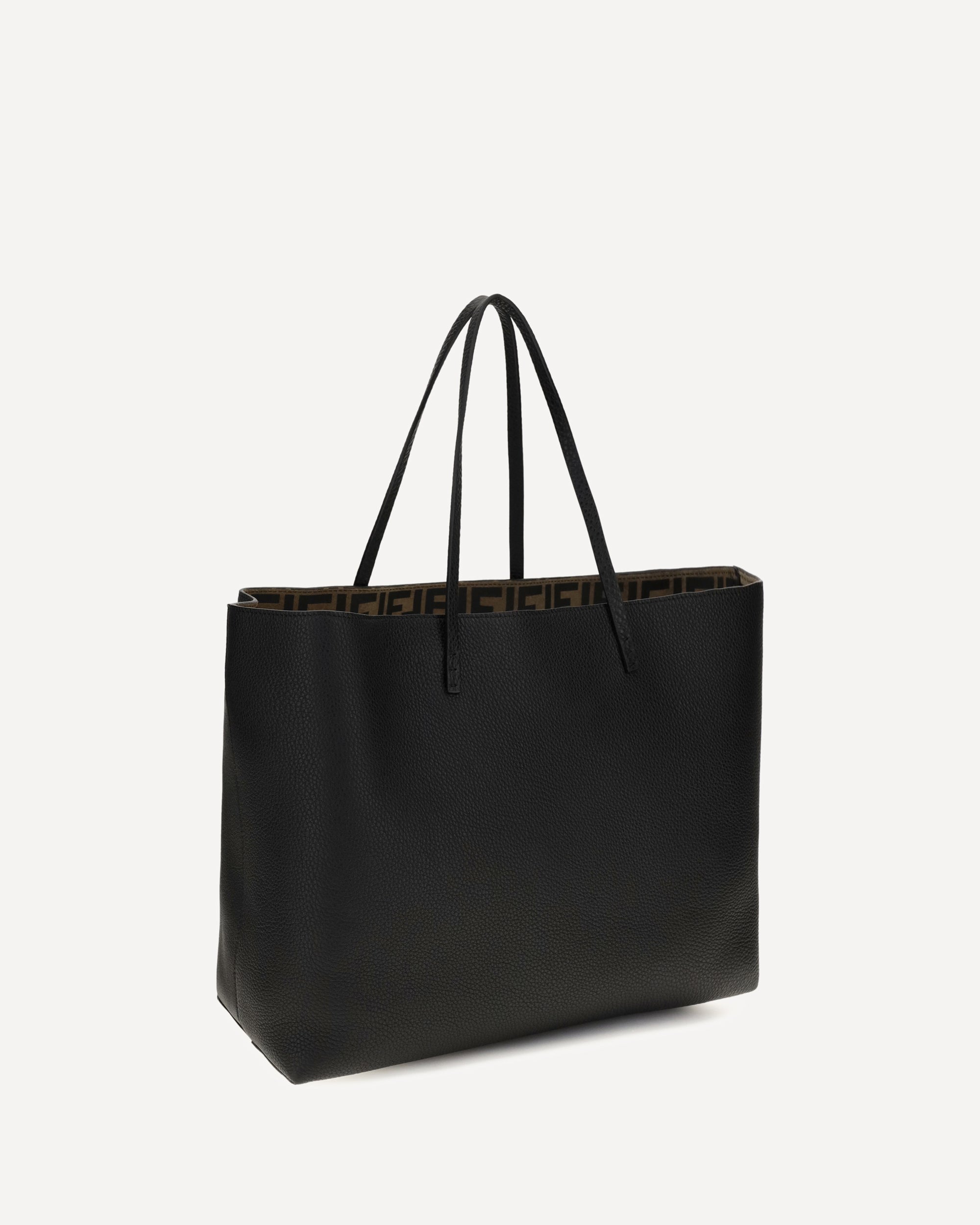 Fendi Medium Roll Roman Leather Shopping Bag - alternate view