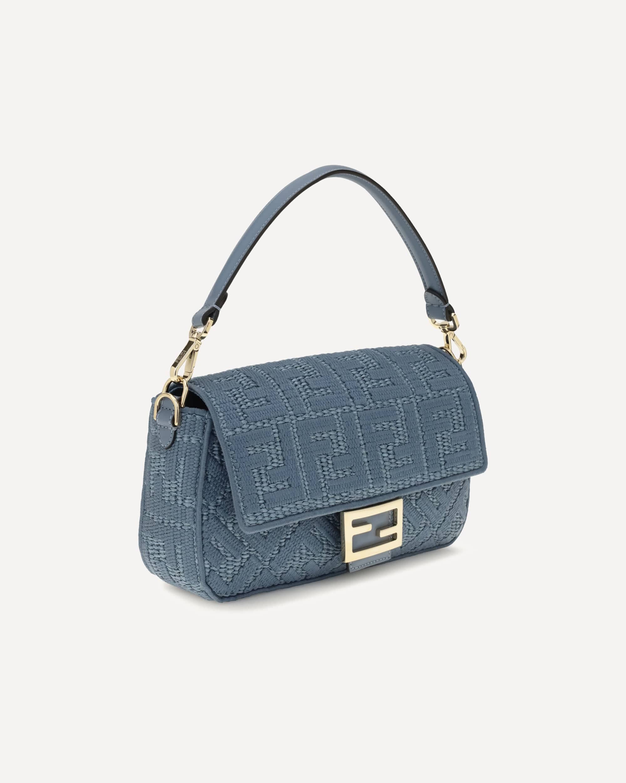 Fendi Sac porté épaule moyen en raphia tressé Fendi - alternate view