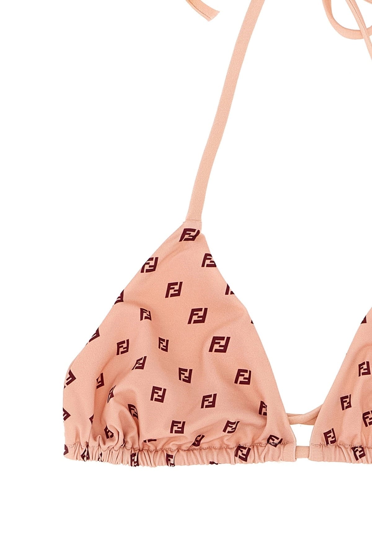 Fendi Fendi Micro Patchwork Bikini Top