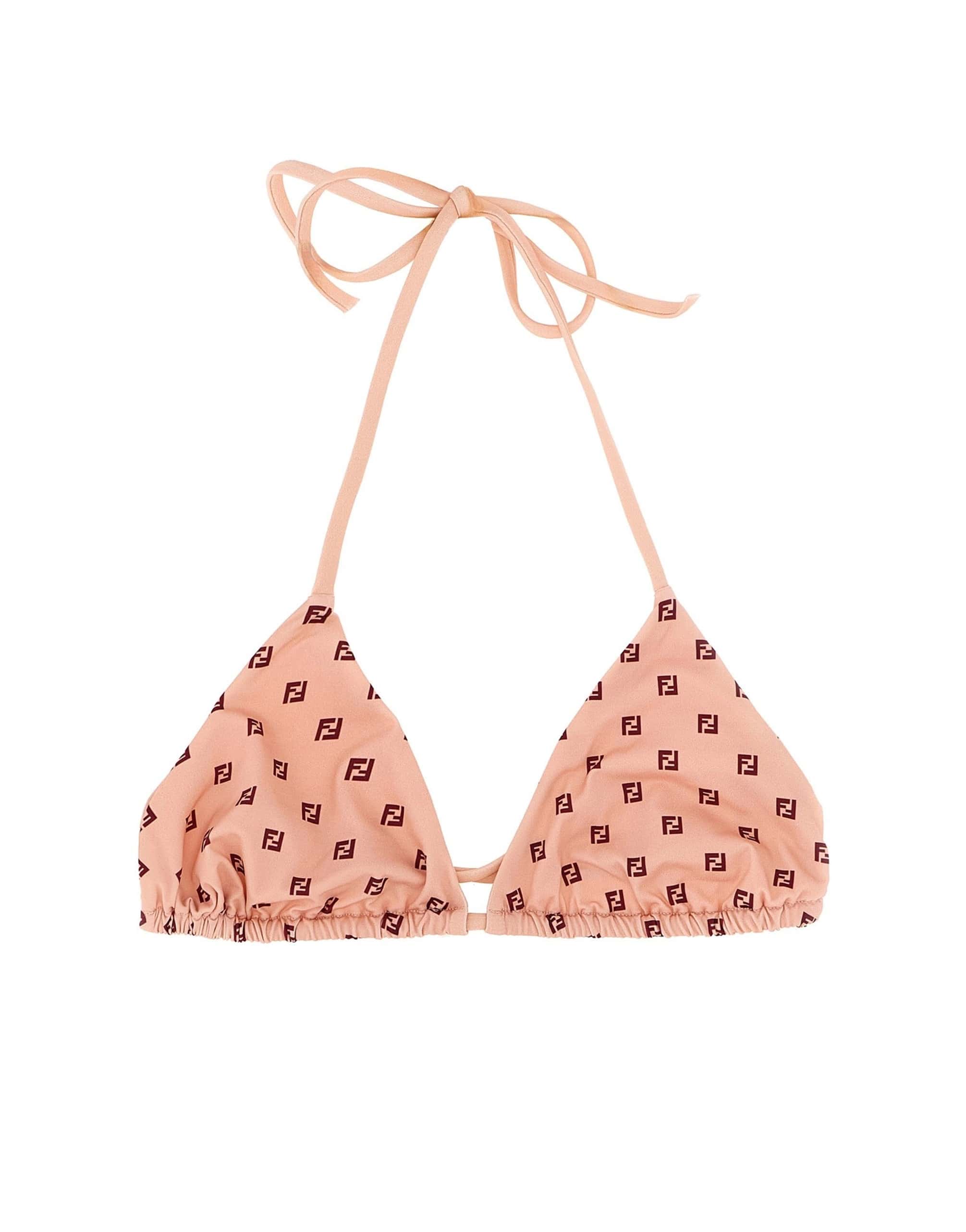 Fendi Fendi Micro Patchwork Bikini Top