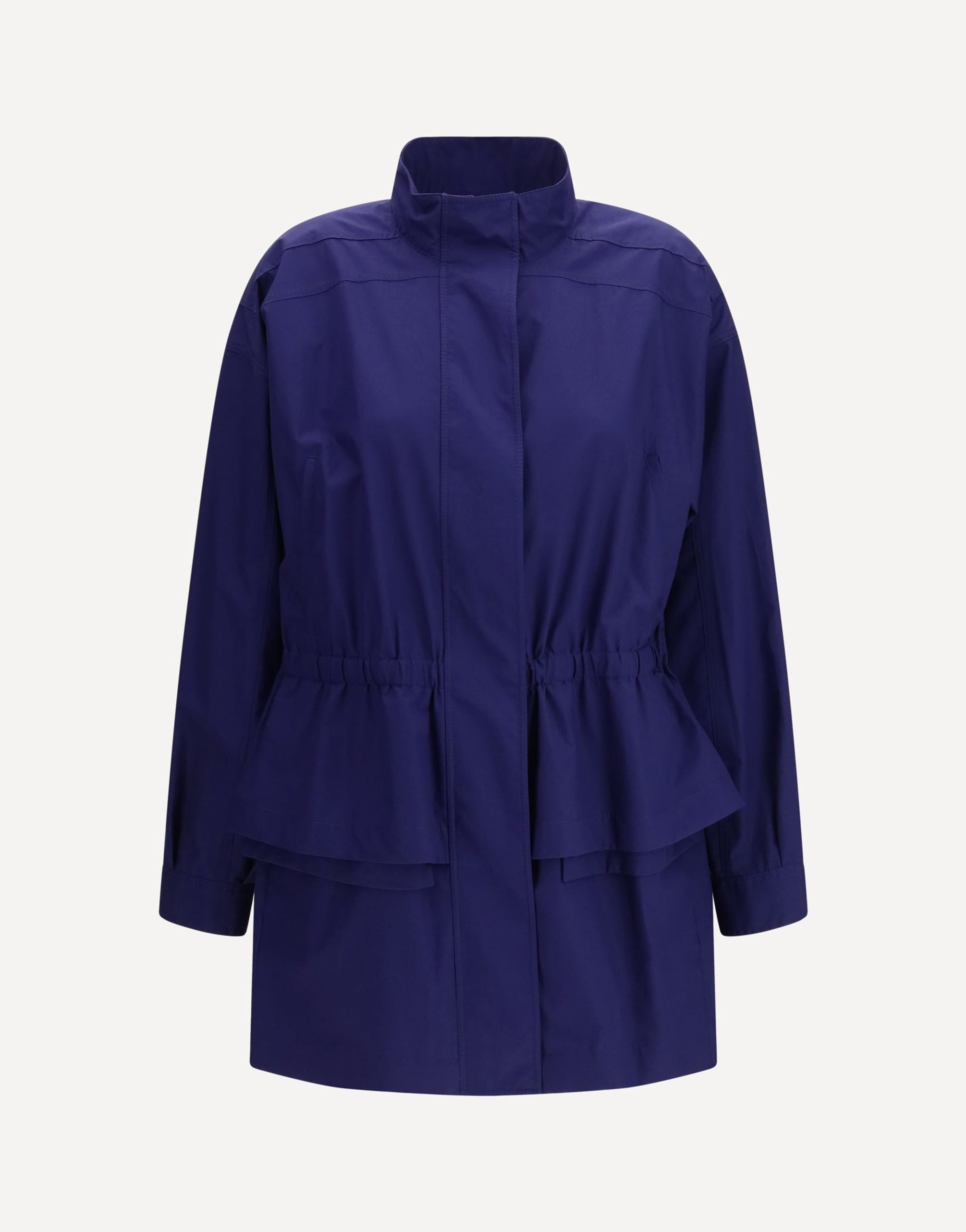 Fendi Midi Poplin Parka Blouson Cotton