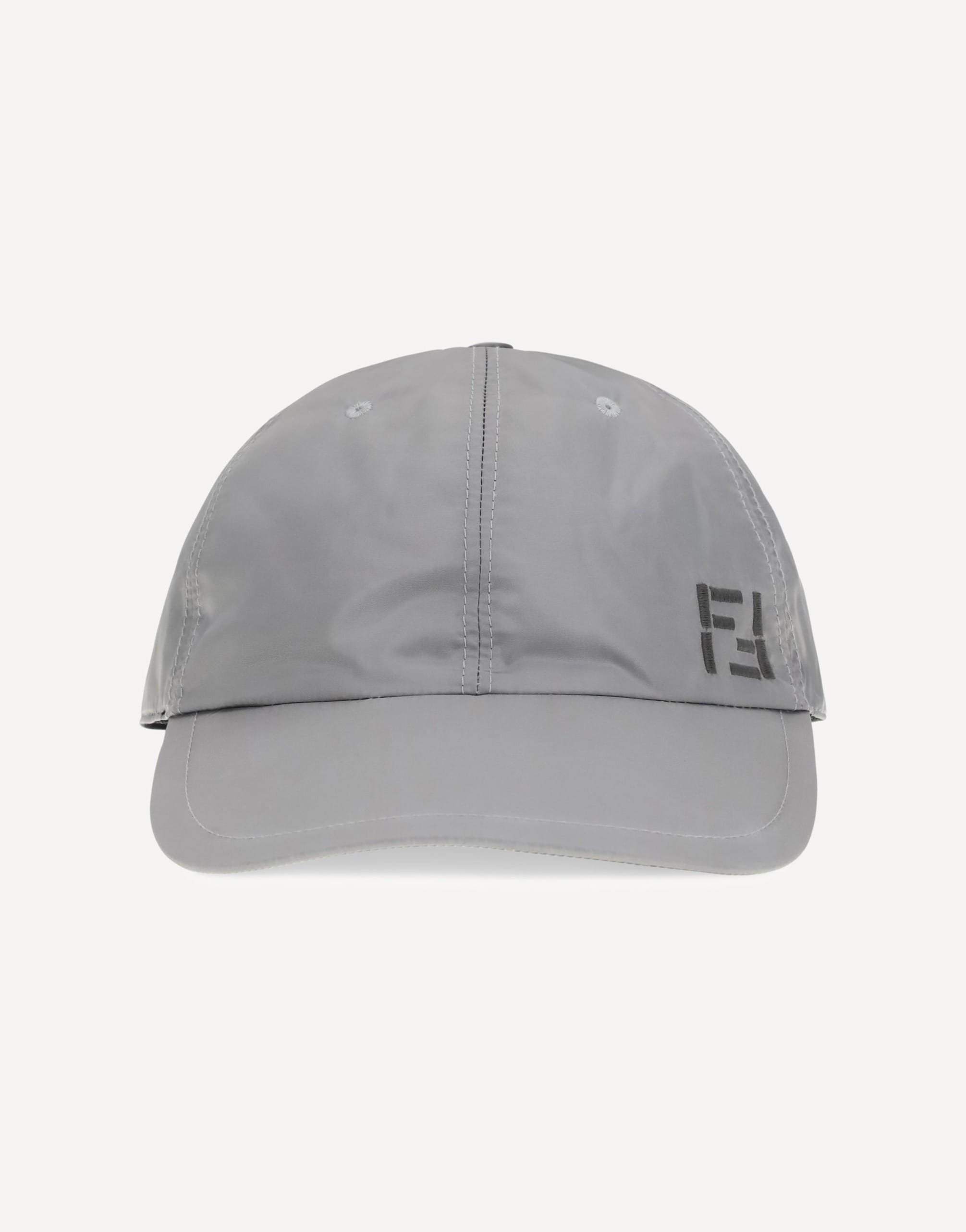 Fendi Nylon Baseball Cap Ff Logo