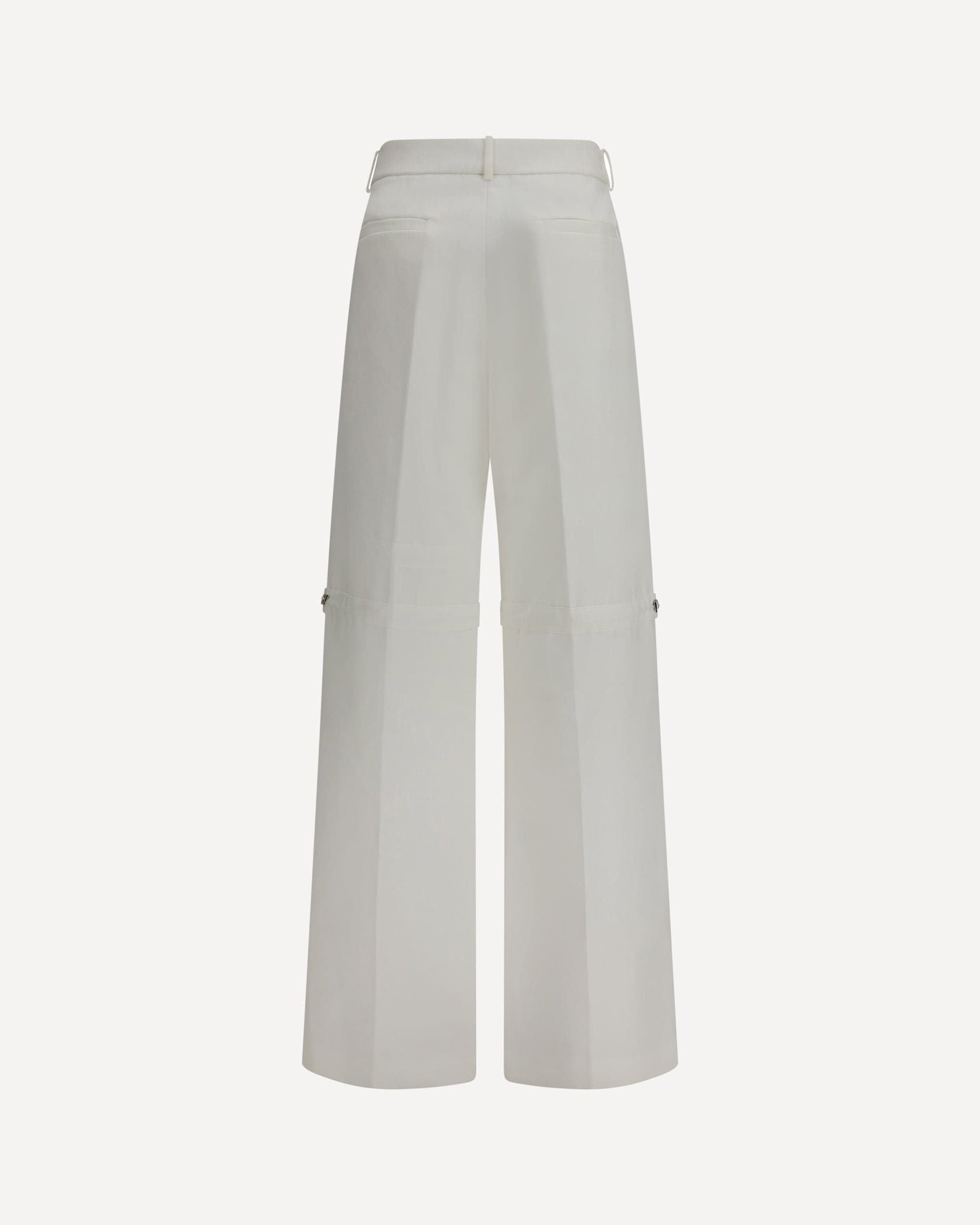 Fendi Pants In Cotton With Embroidered Logo