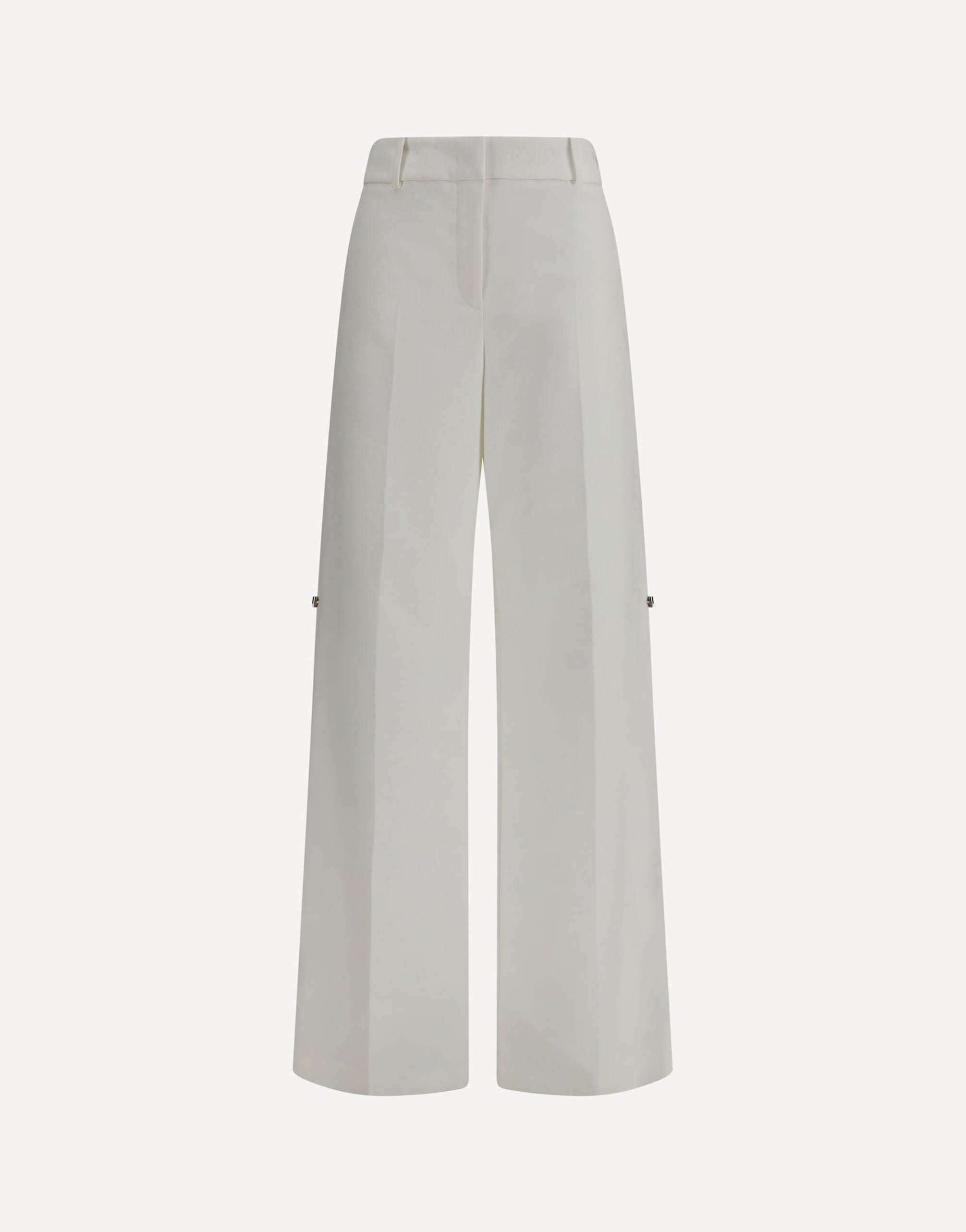 Fendi Pants In Cotton With Embroidered Logo