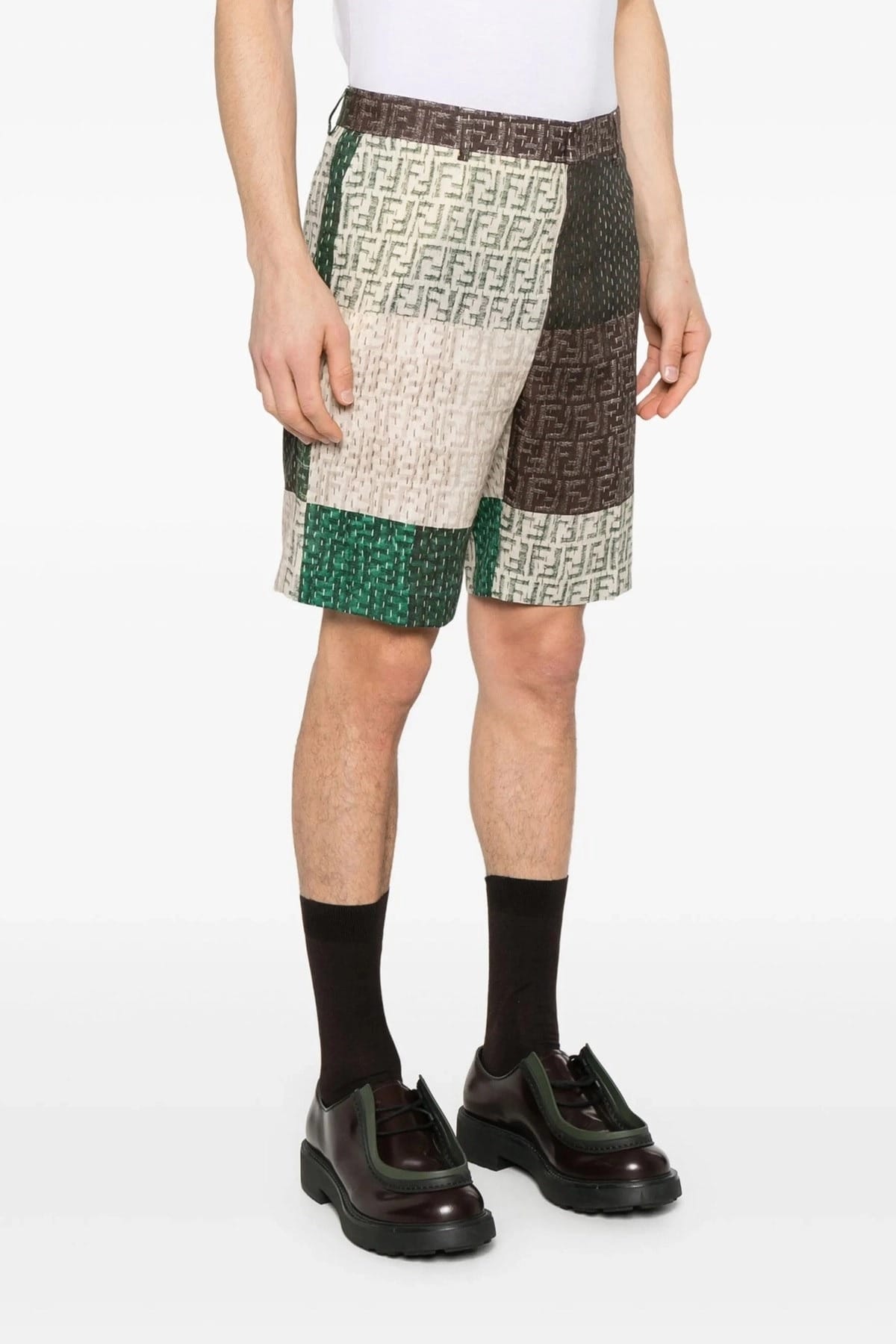 Fendi Patchwork Bermudashorts - alternate view