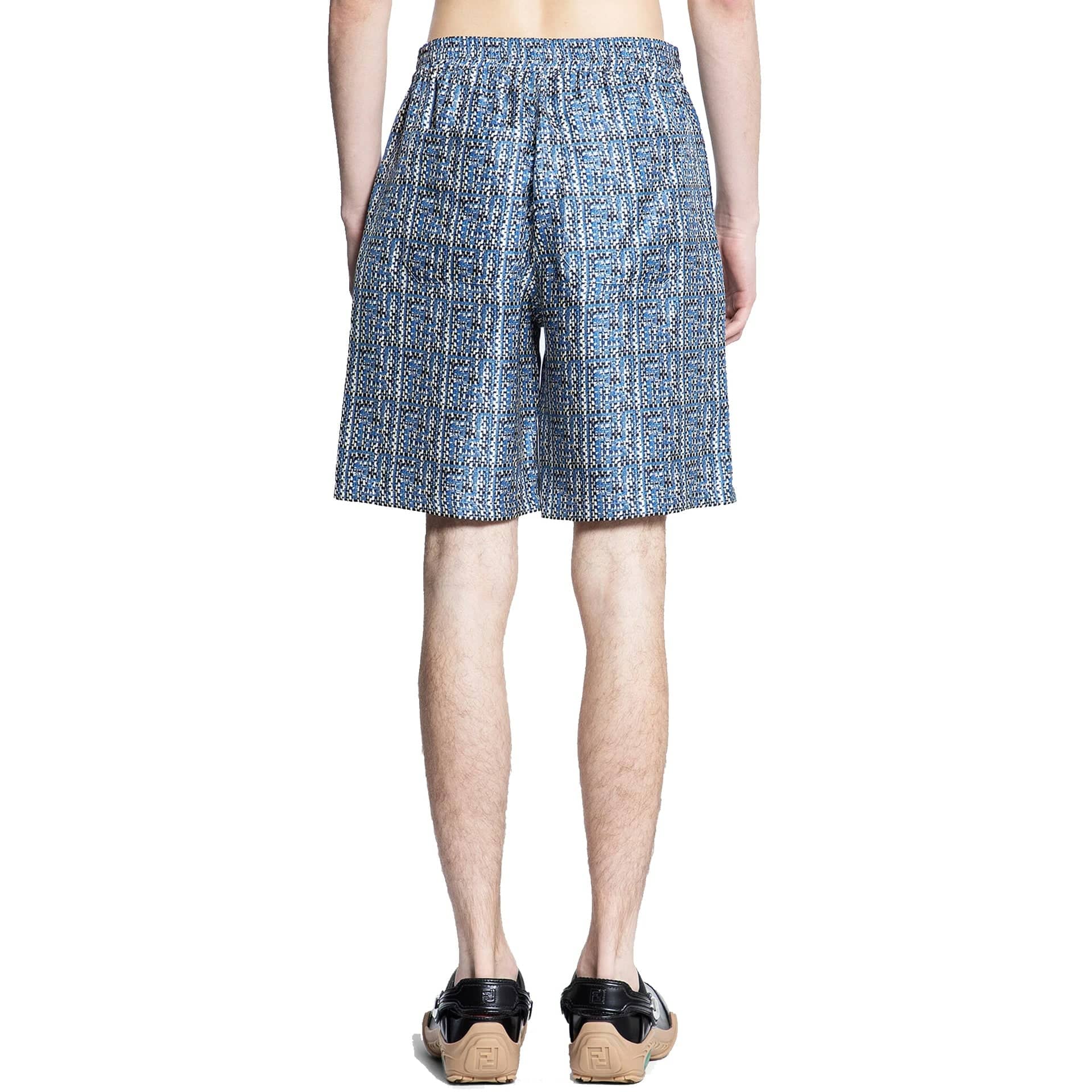 Fendi Printed Silk Casual Shorts