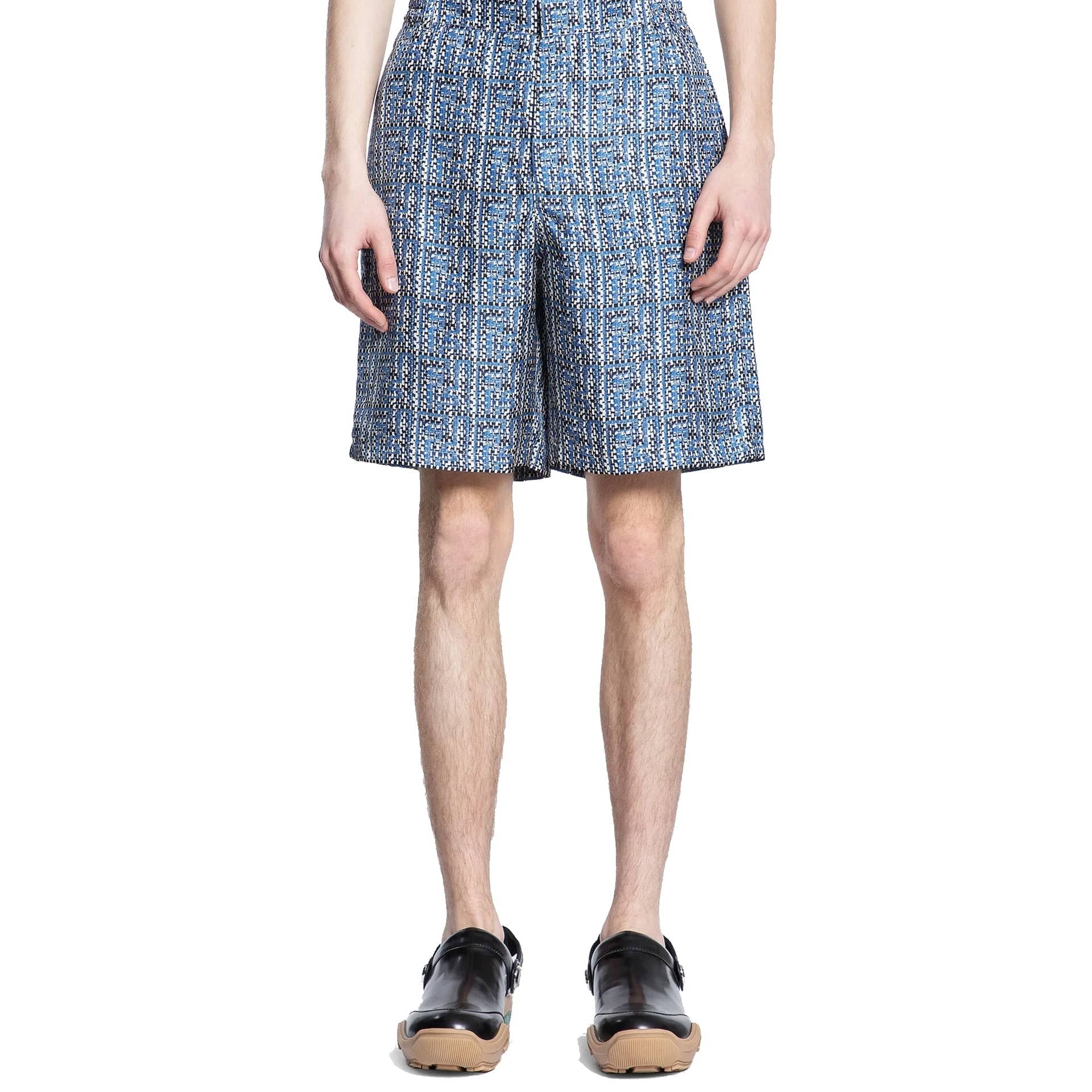 Fendi Printed Silk Casual Shorts - alternate view