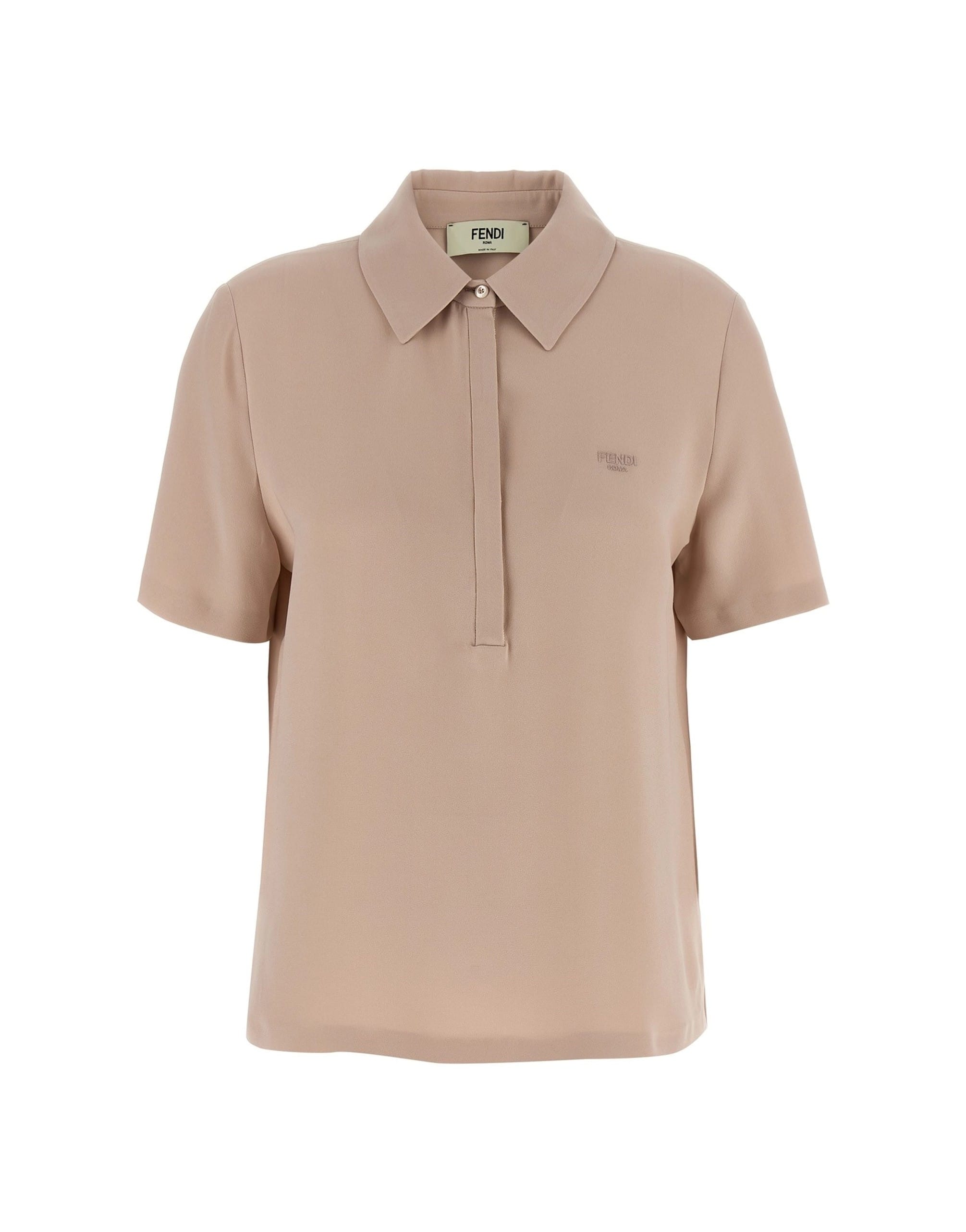 Fendi Fendi Silk Polo Shirt
