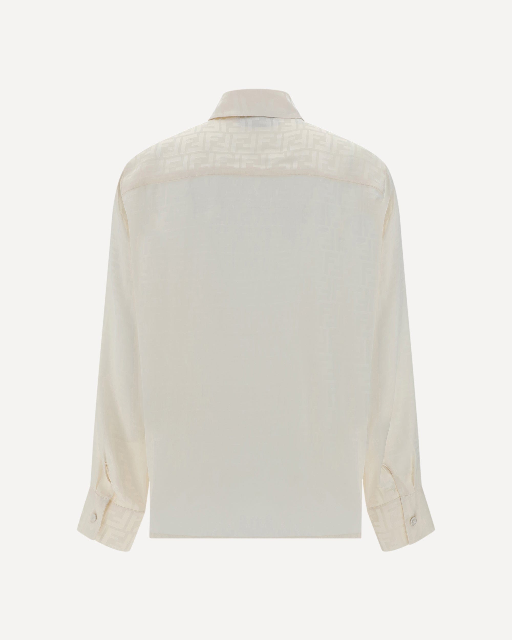 Fendi Silk Shirt With Ff Logo Pattern