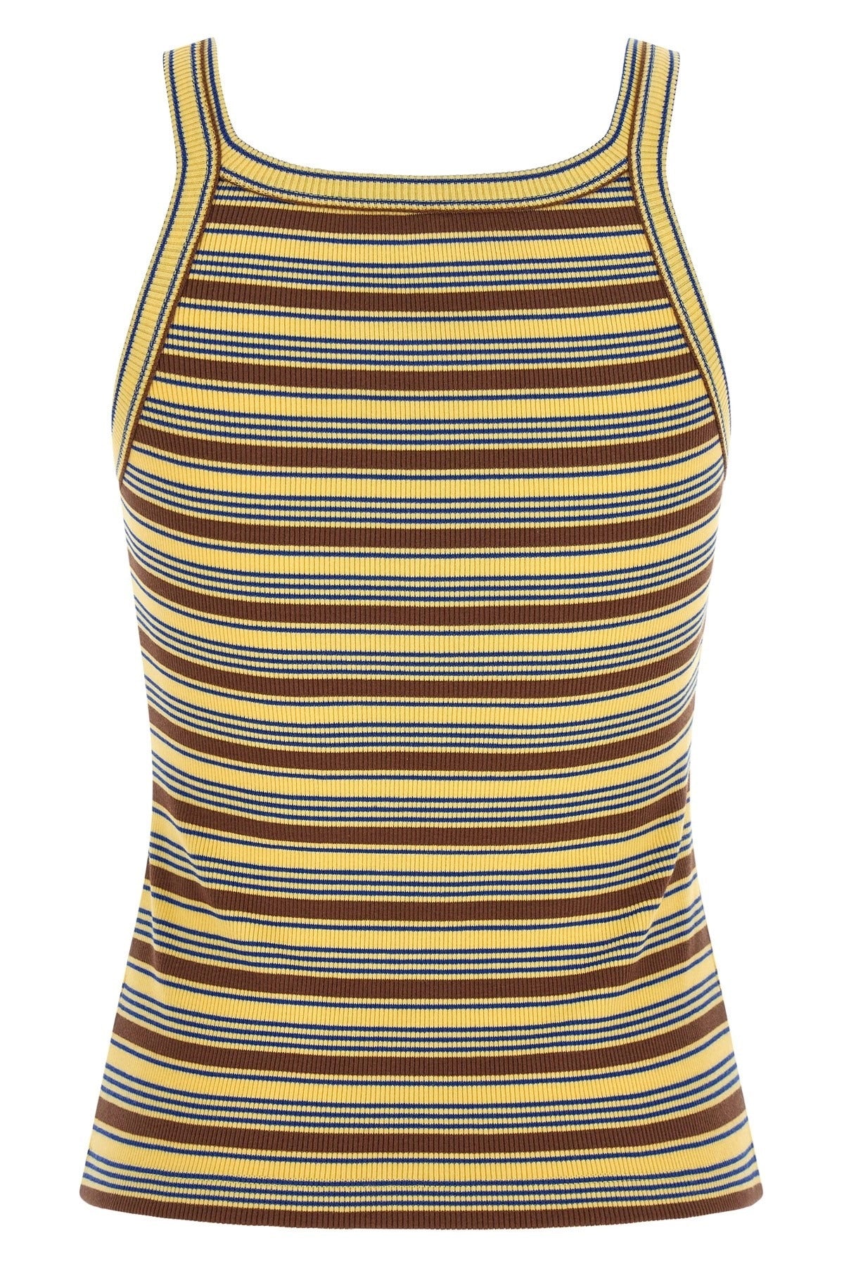 Fendi Sleeveless Striped Ribbed Top - alternate view