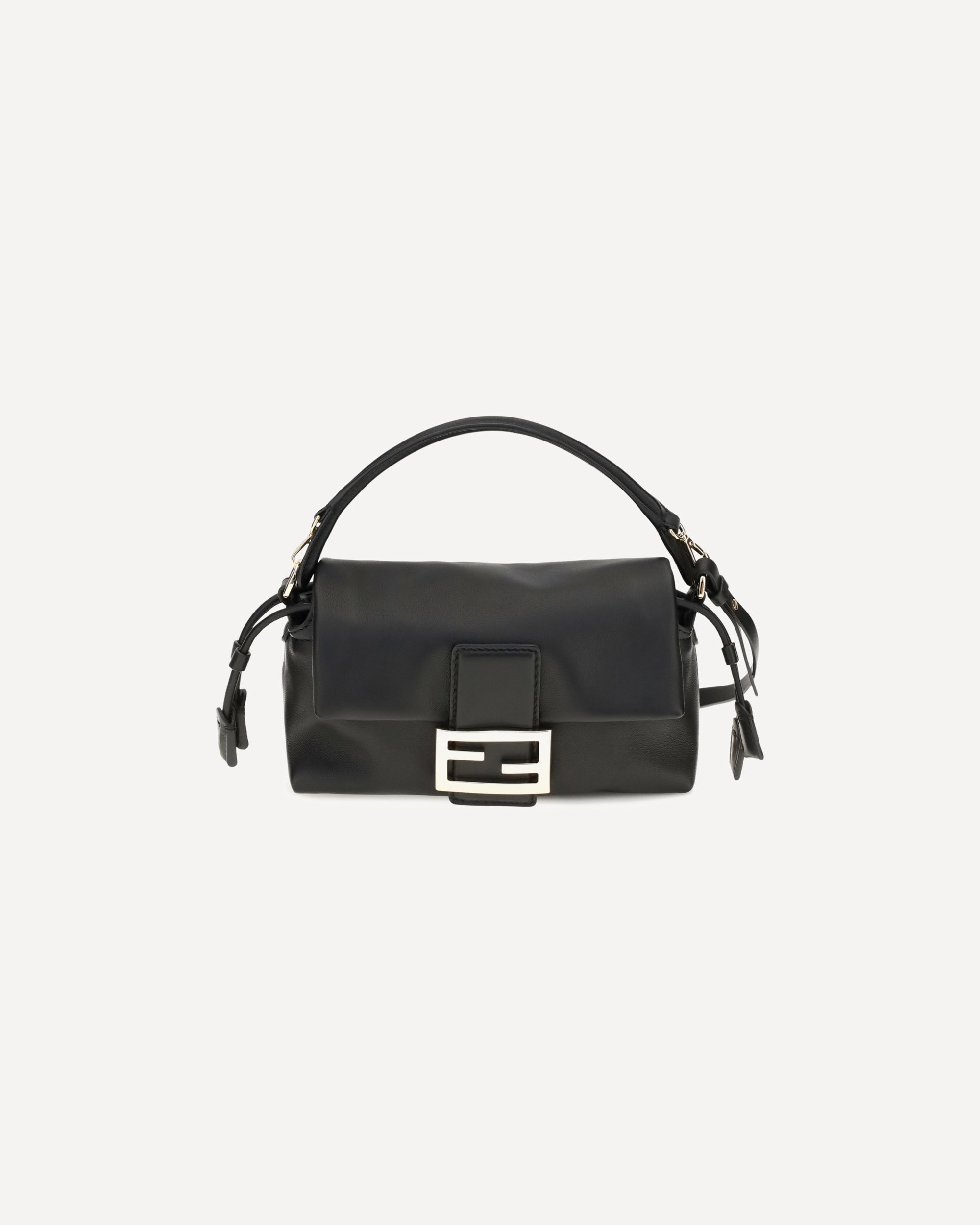 Borsa a mano Fendi Small Baguette in morbida pelle nappa