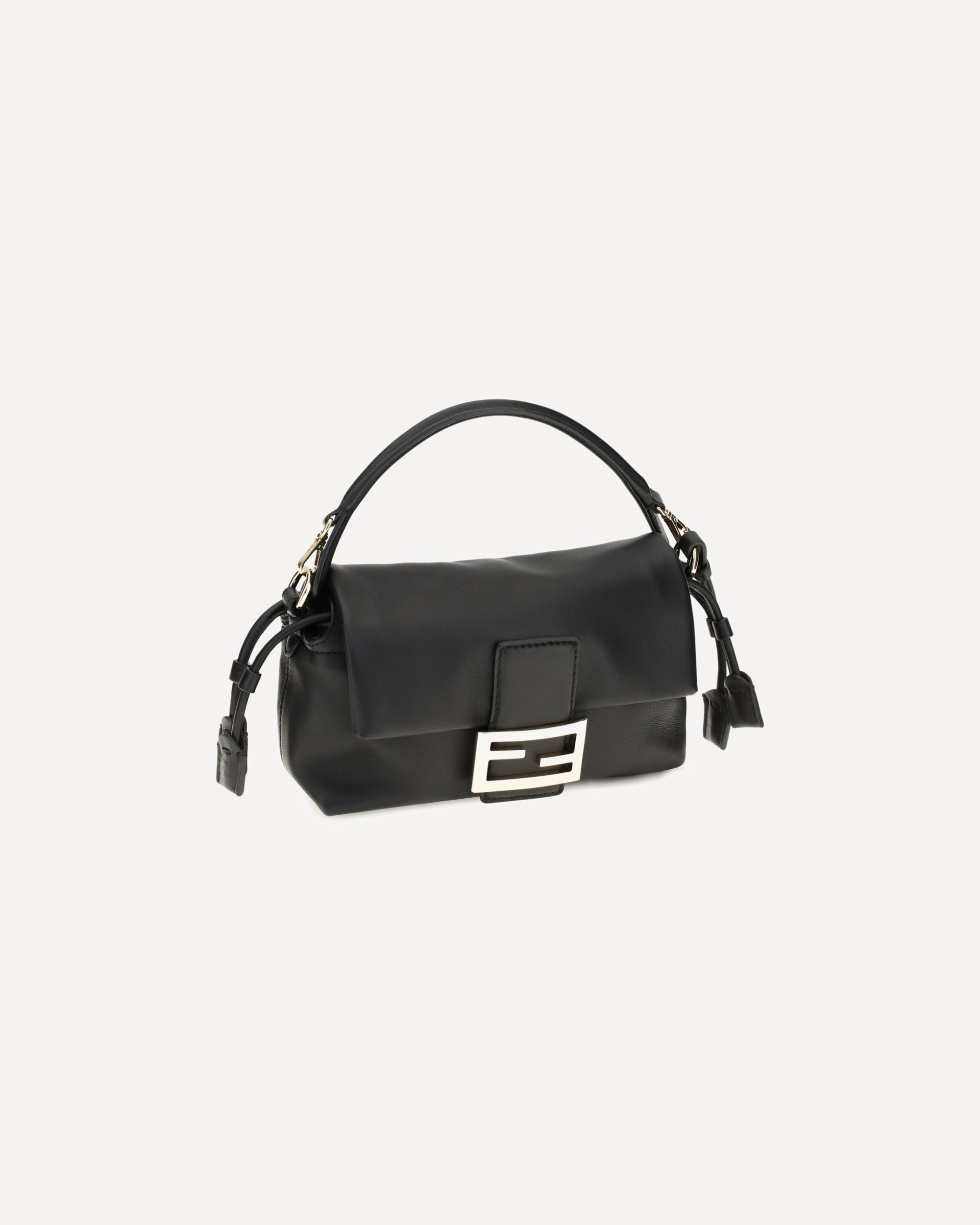 Borsa a mano Fendi Small Baguette in morbida pelle nappa