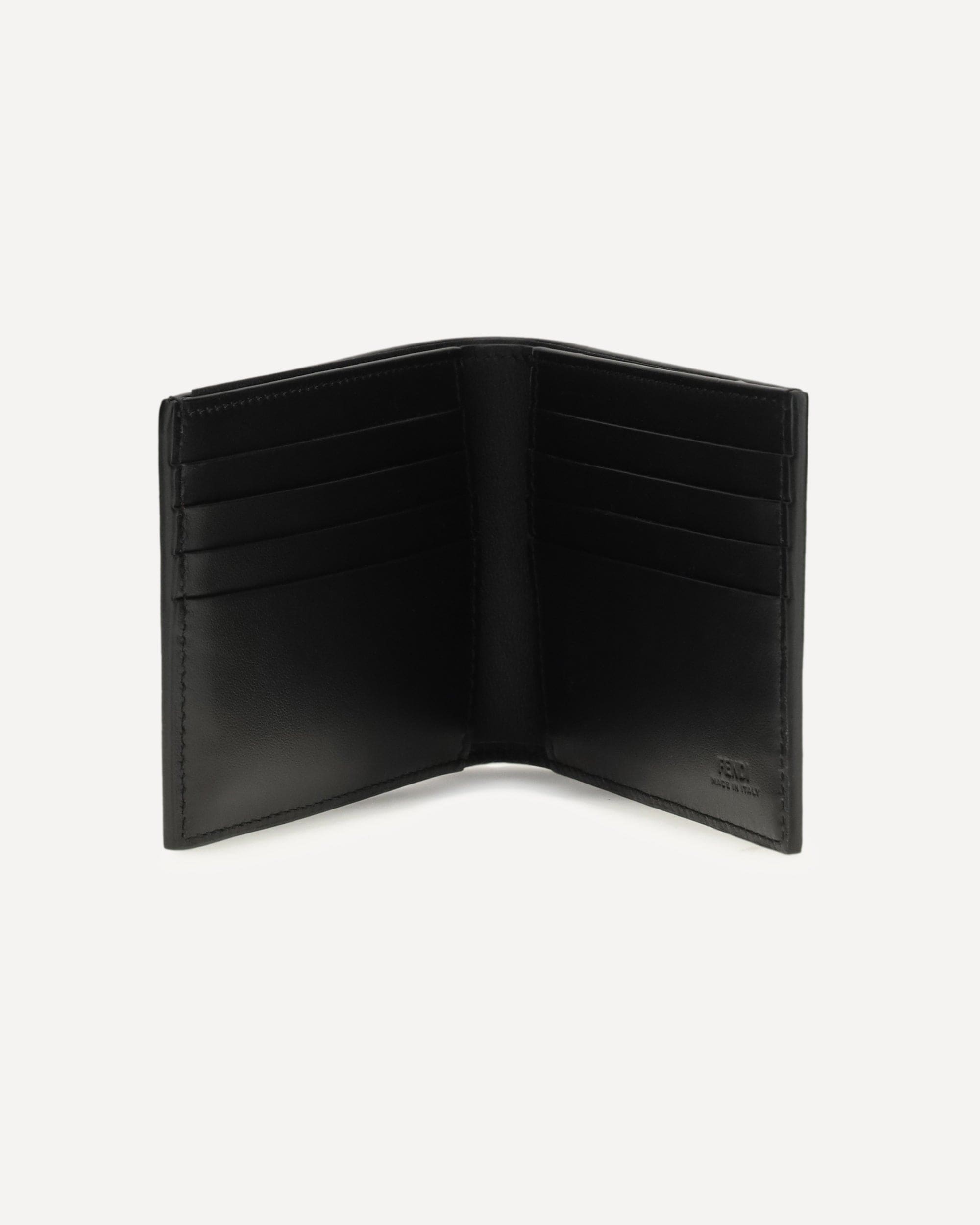 Fendi Smooth Leather Wallet With Ff Detail