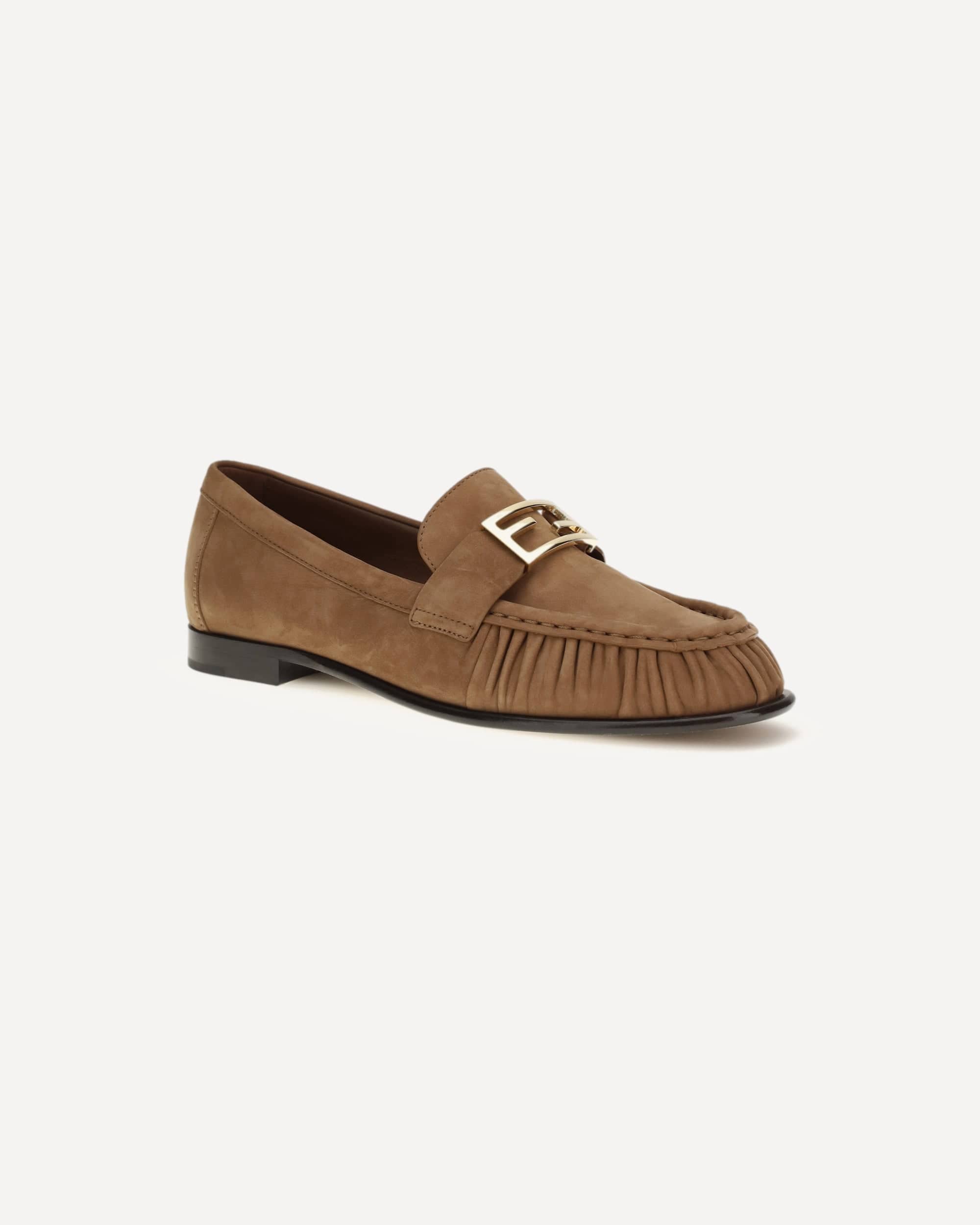 Fendi Suede Loafers