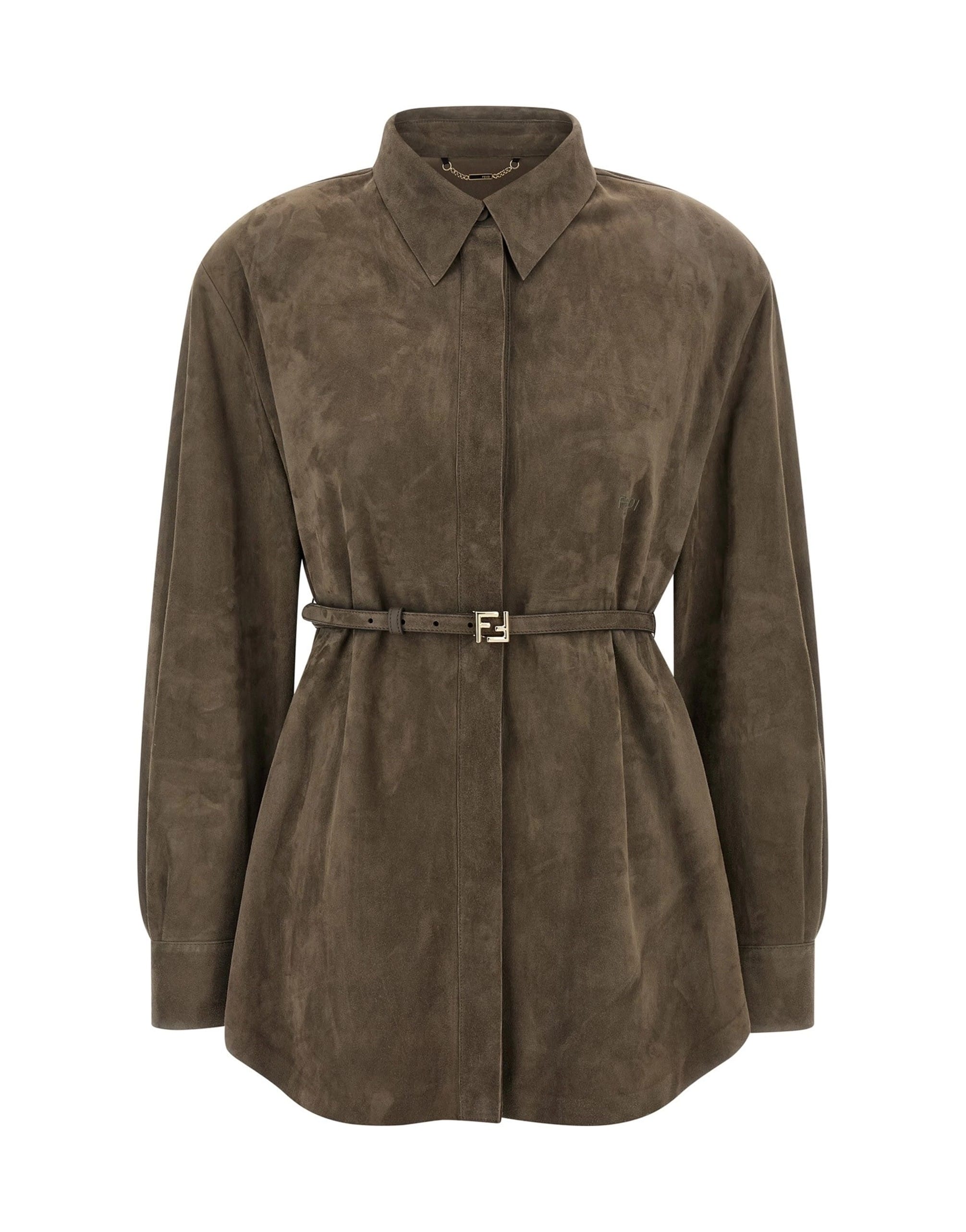 Fendi Fendi Suede Shirt