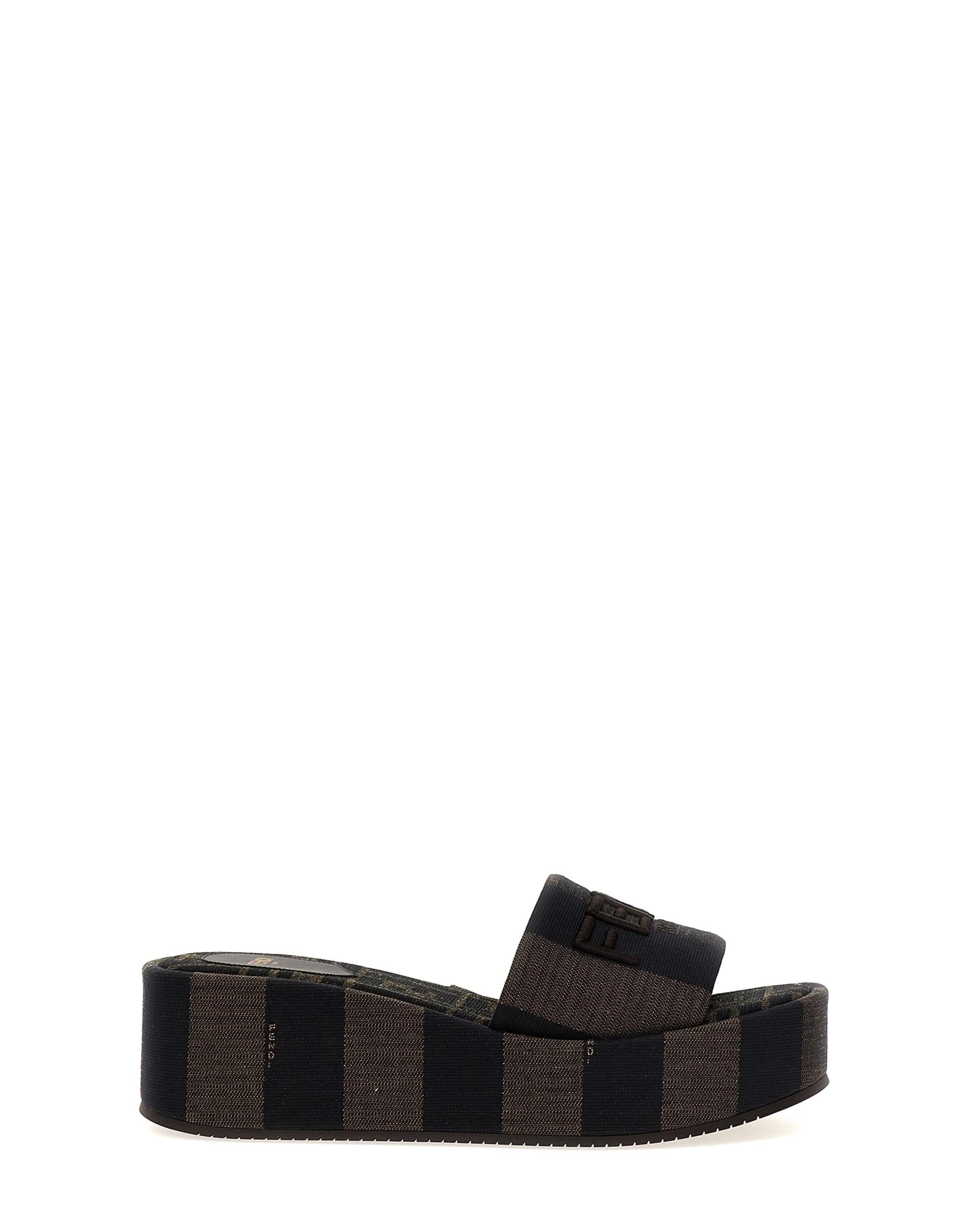 Fendi Fendi Sunshine Platform Sandals