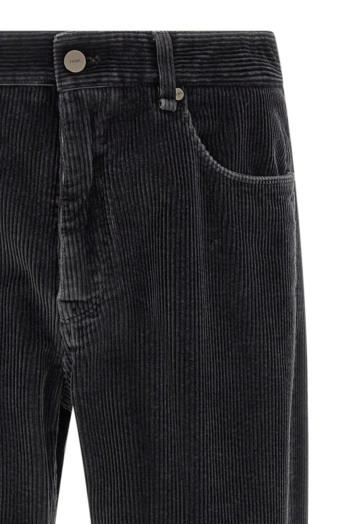 Fendi Fendi Velvet 5-Pocket Pants