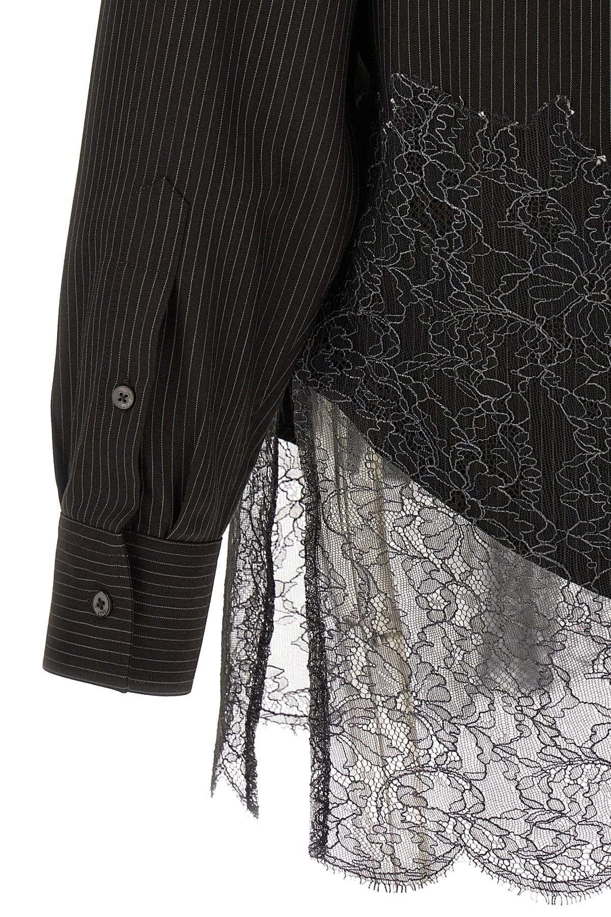 Fendi Fendi Wool Lace Shirt