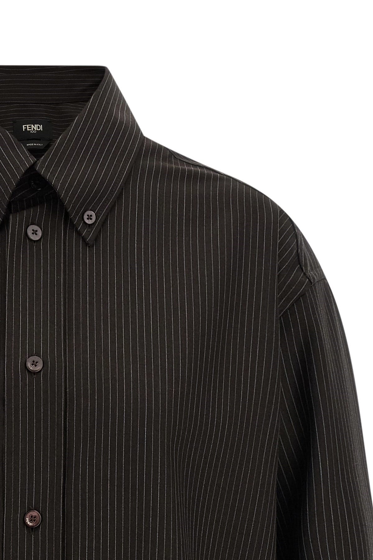 Fendi Fendi Wool Lace Shirt