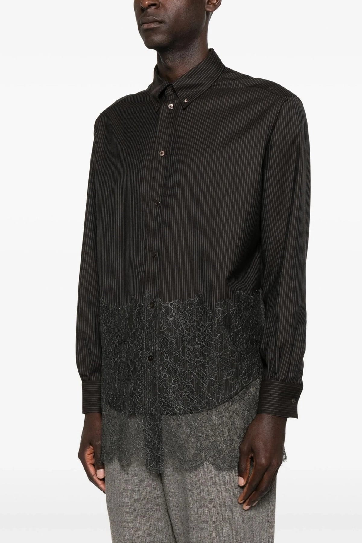 Fendi Fendi Wool Lace Shirt