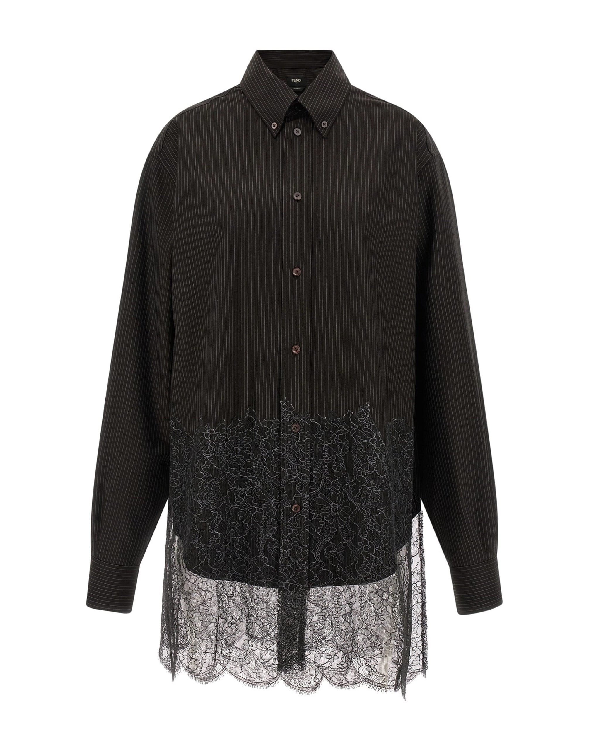 Fendi Wool Lace Shirt