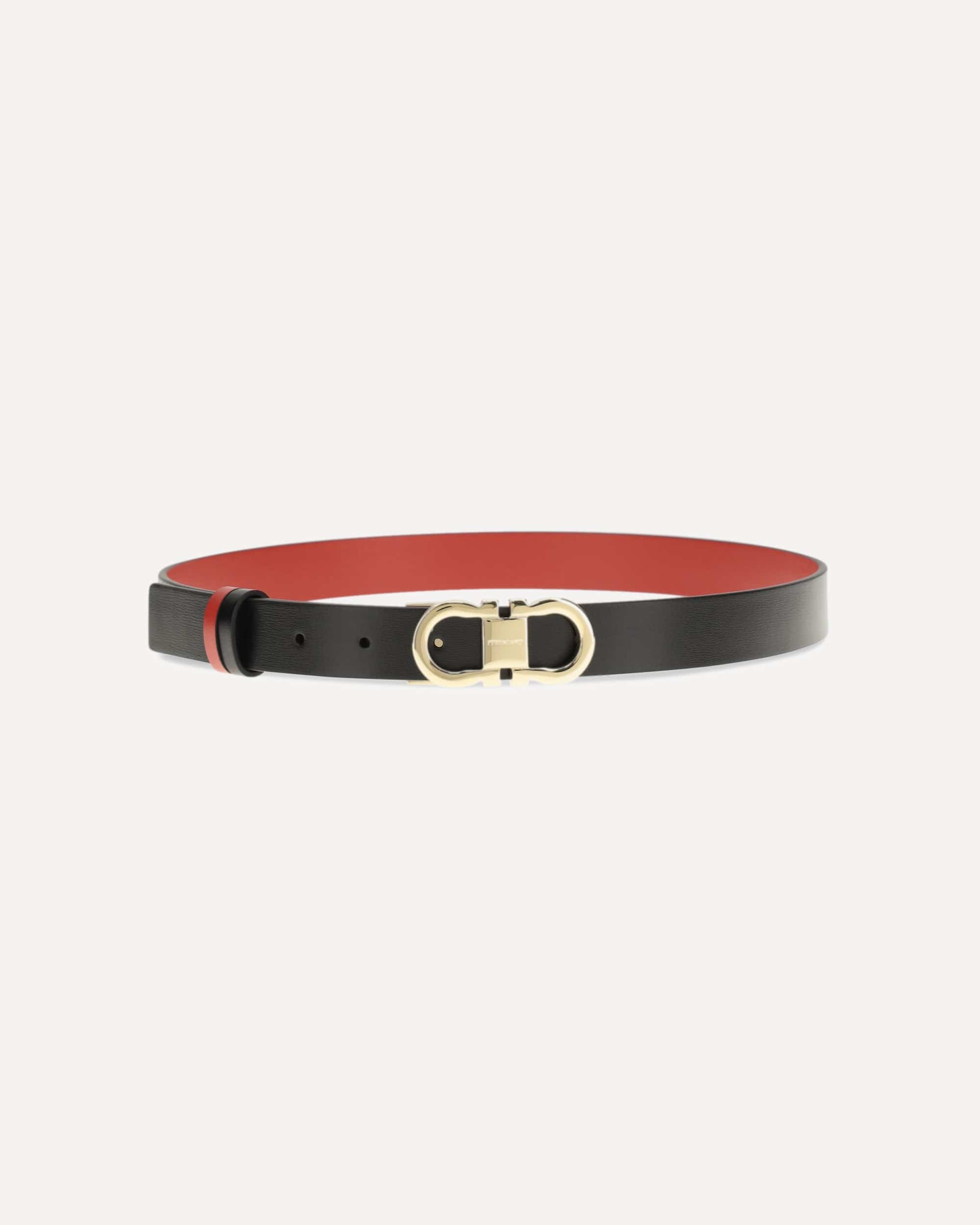 Ceinture Gancini ajustable et réversible - alternate view
