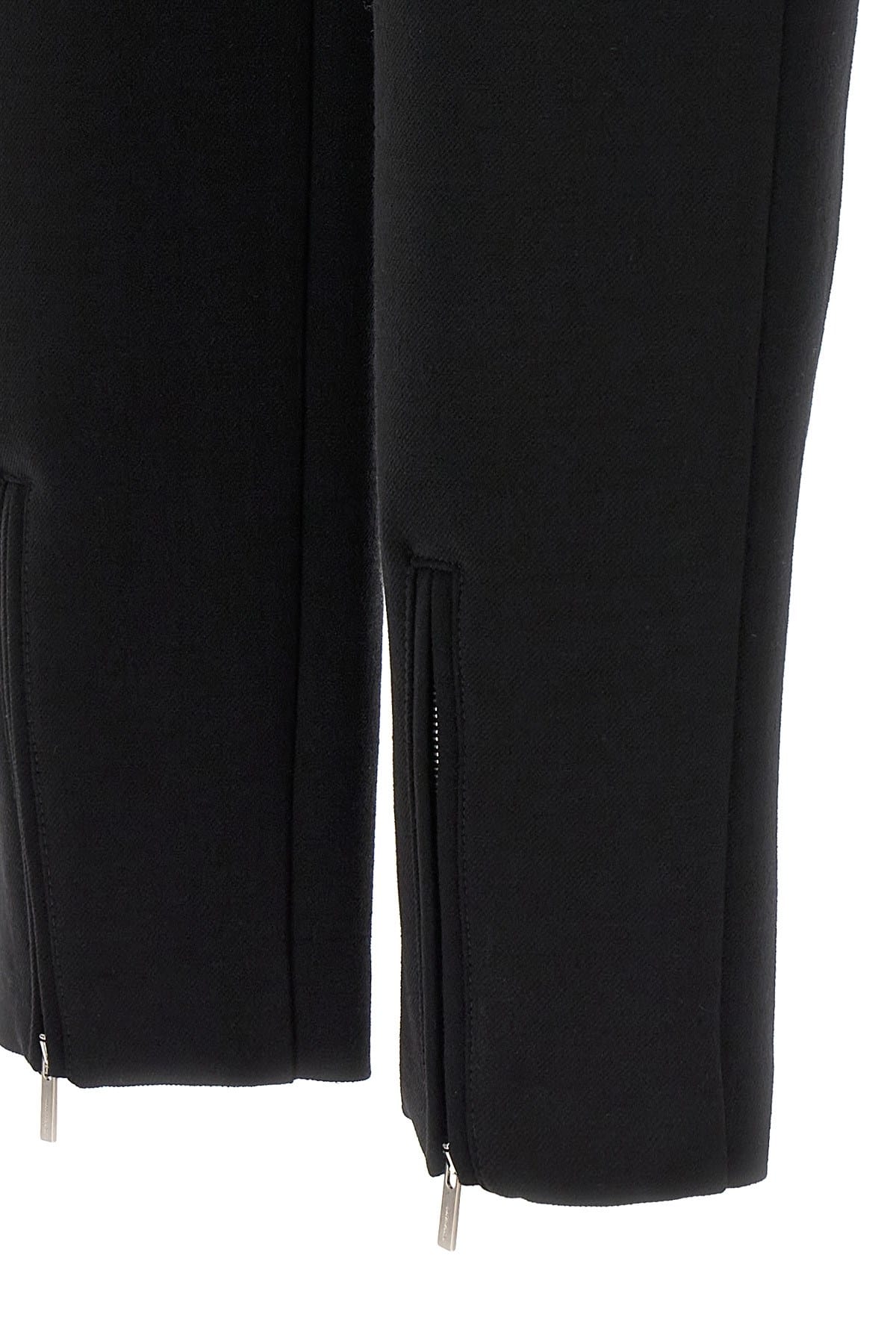 Ferragamo Ferragamo Black Stretch Wool Pants