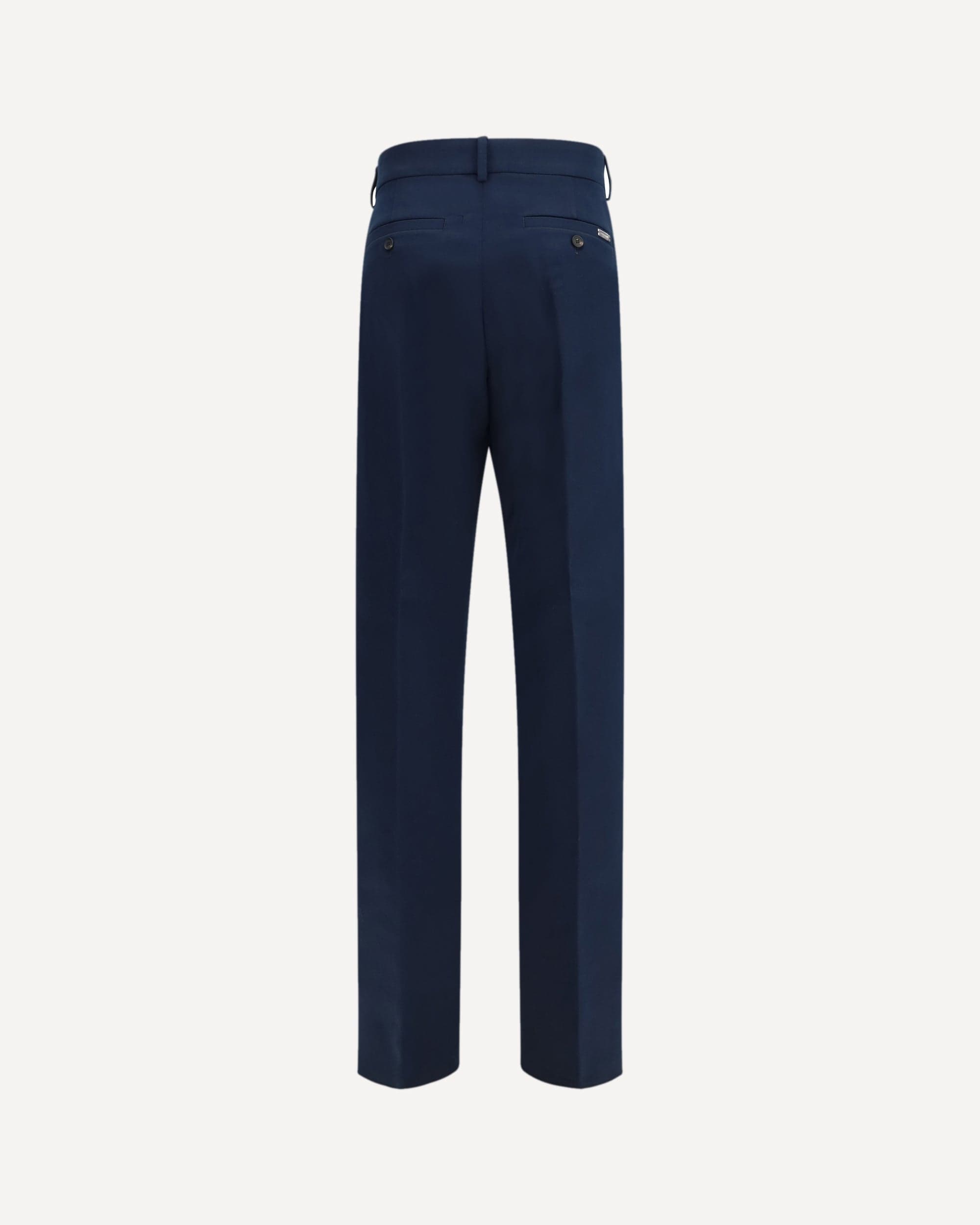 Ferragamo Cotton And Cashmere Chinos Pants