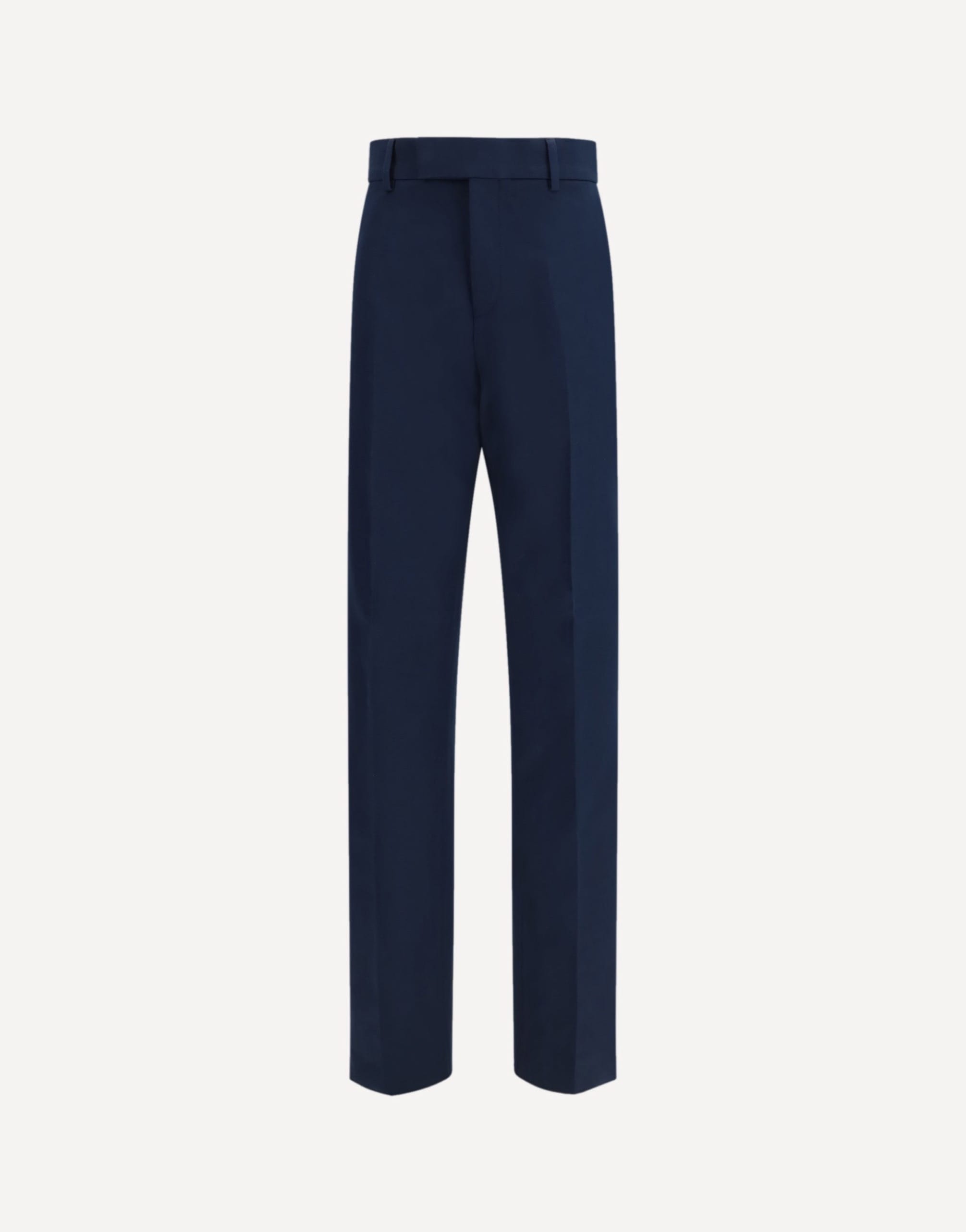 Ferragamo Cotton And Cashmere Chinos Pants