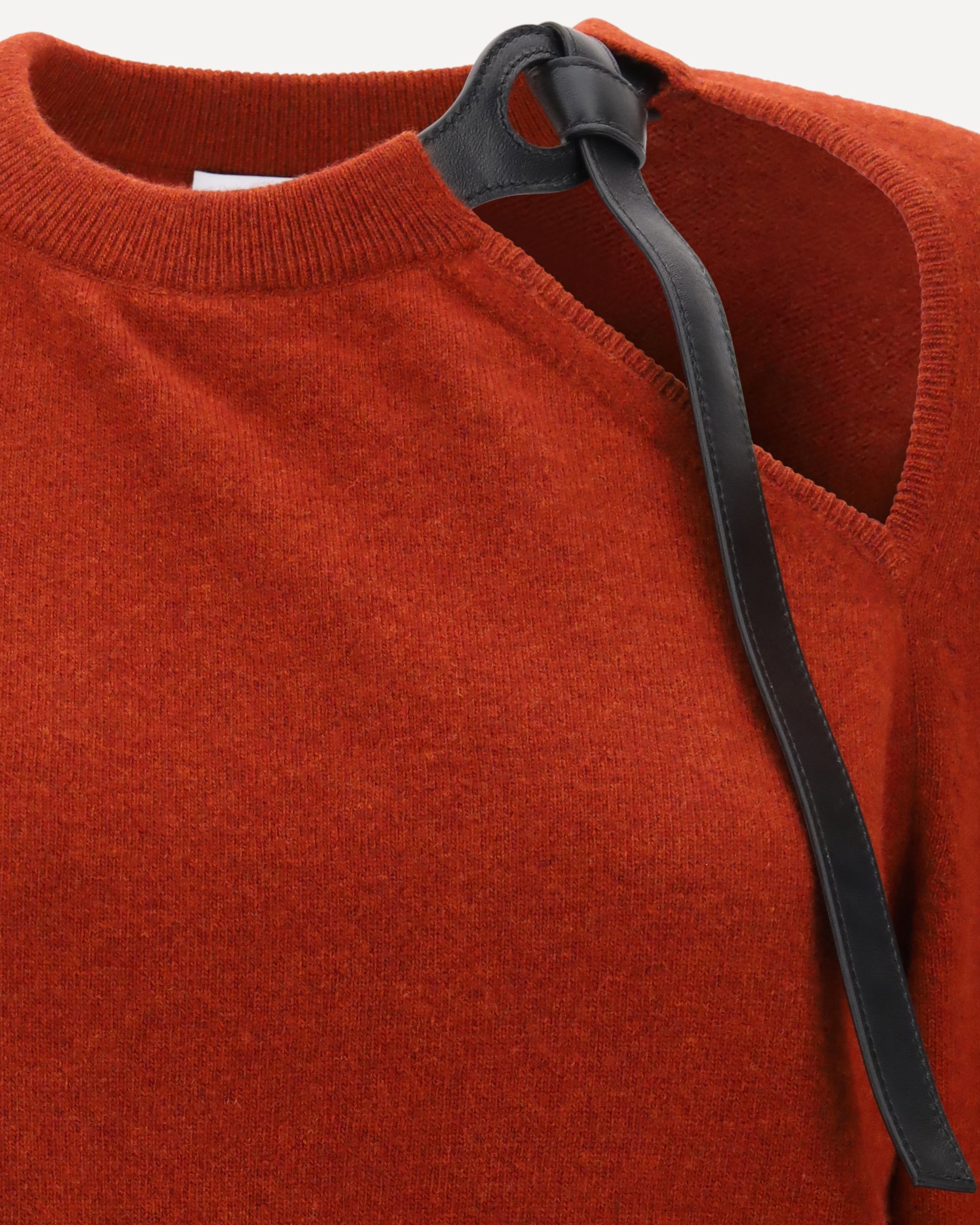 Ferragamo Crewneck Sweater With Cut-Out Detail