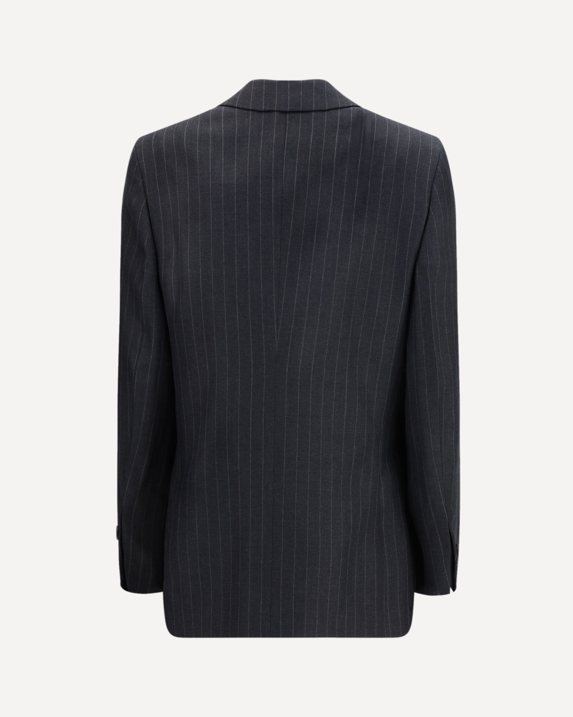 Blazer doppiopetto a righe sottili - alternate view