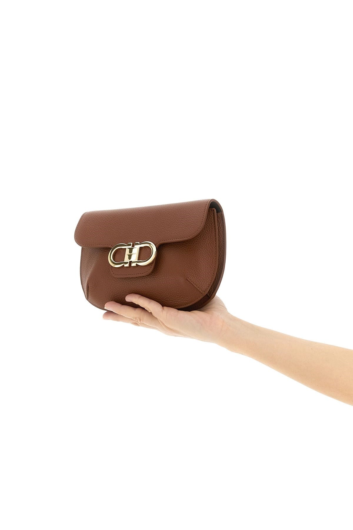 Ferragamo Bolso cruzado mini Ferragamo Double Gancini - alternate view