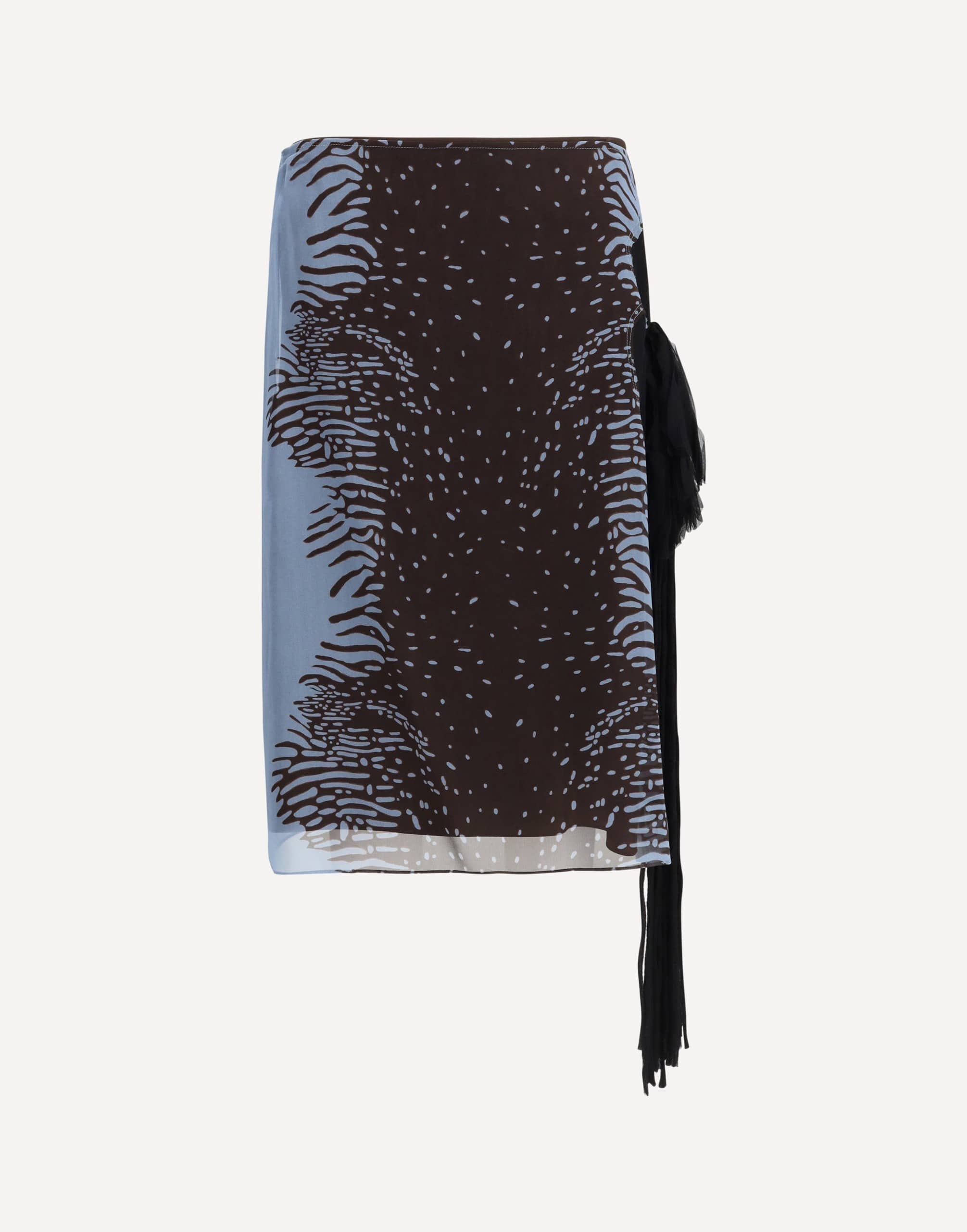 Ferragamo Flower Skirt Maxi Georgette