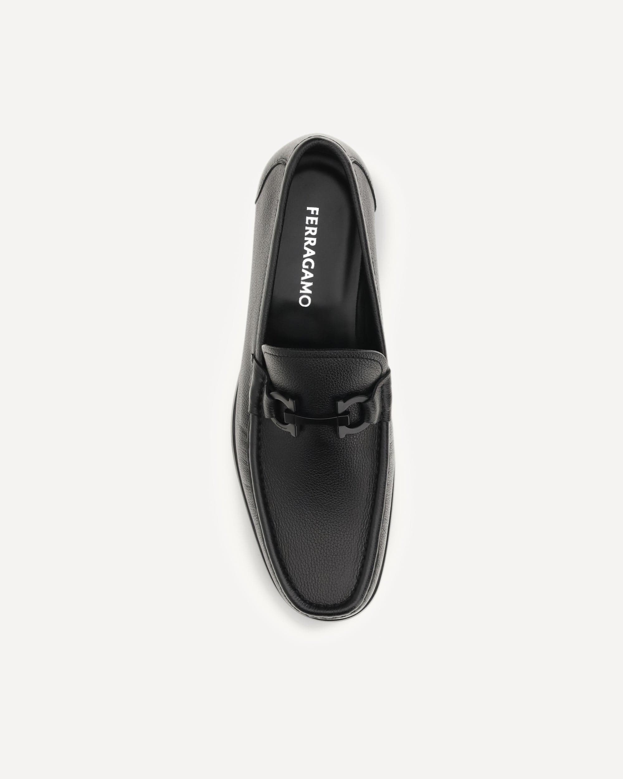 Ferragamo Gancini Buckle Loafers