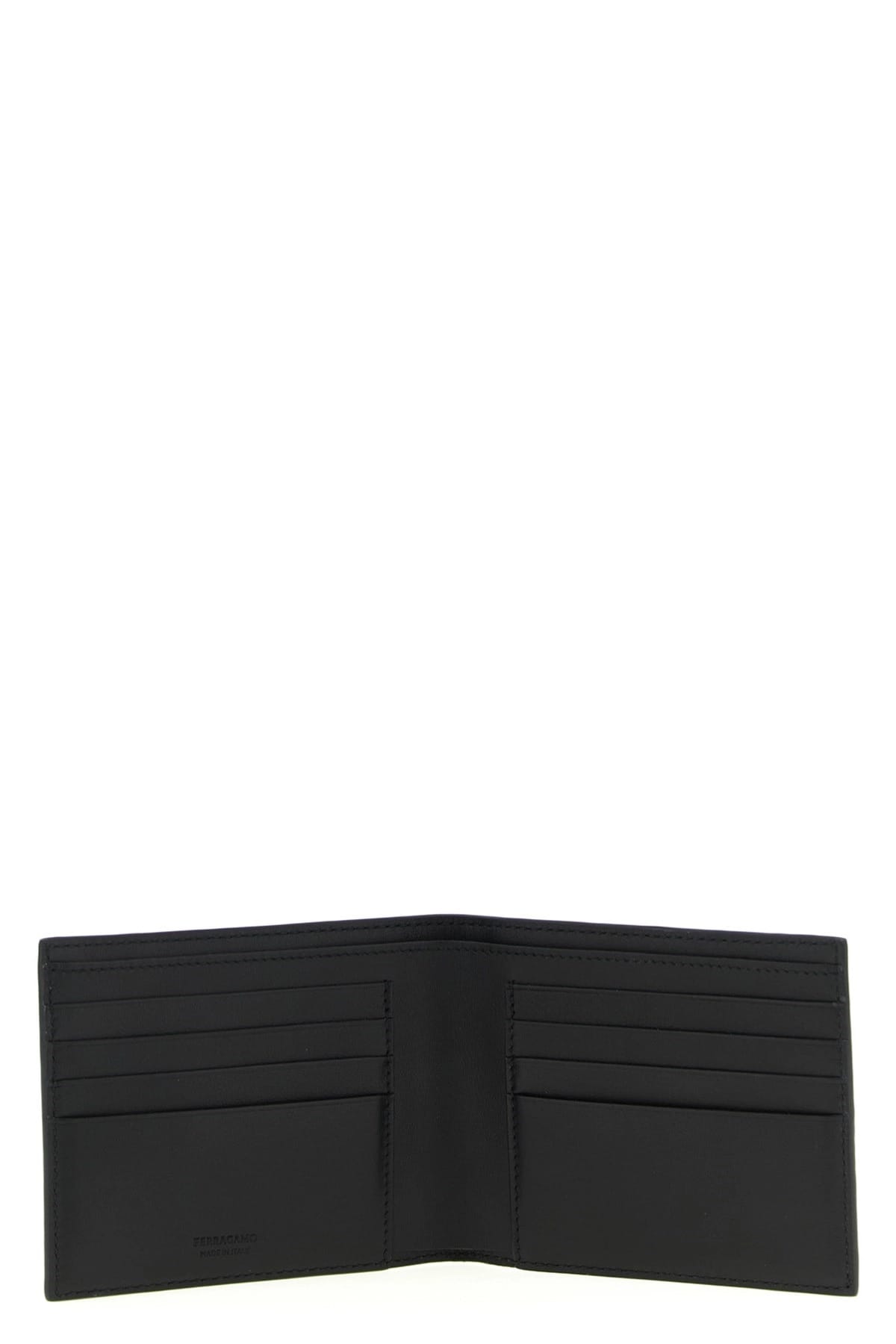 Ferragamo Ferragamo Gancini Calf Leather Wallet