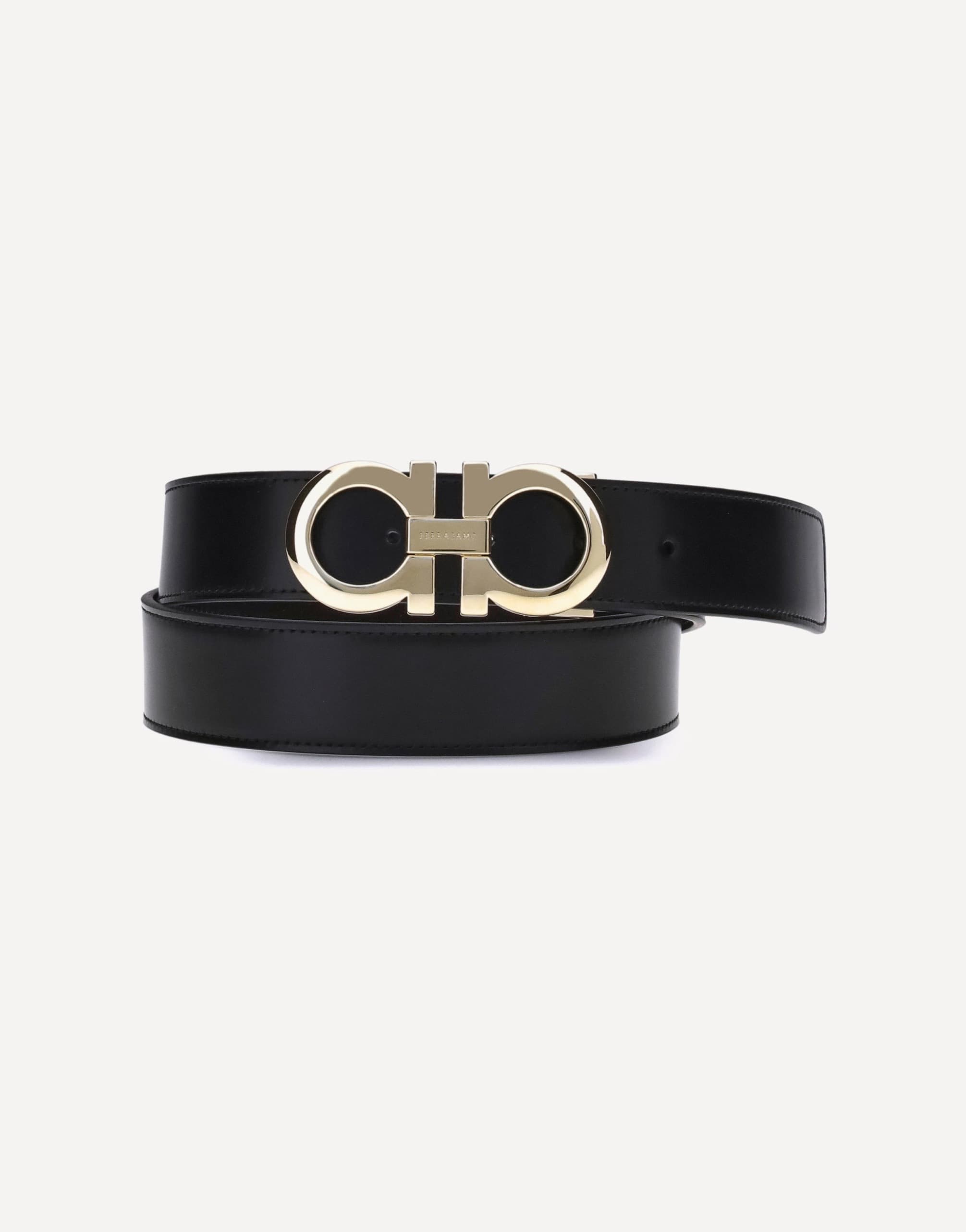 Ferragamo Gancini Leather Belt