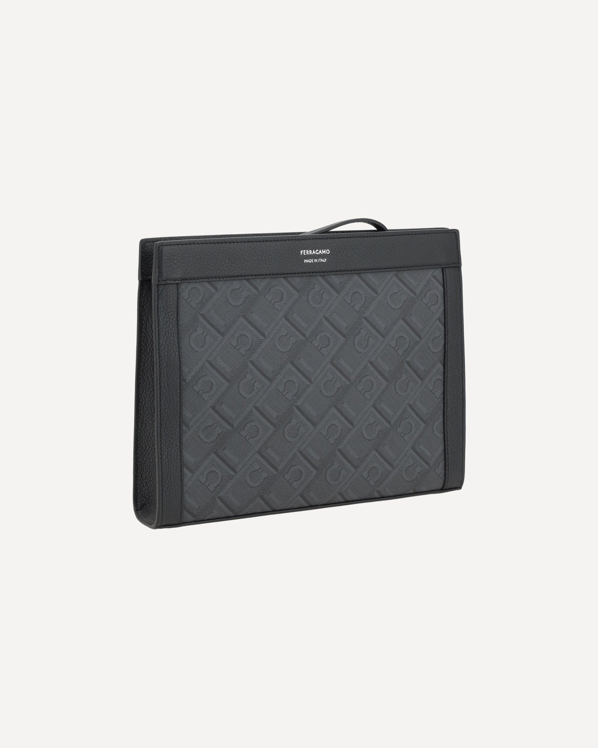 Ferragamo Gancini Pattern Pouch - alternate view