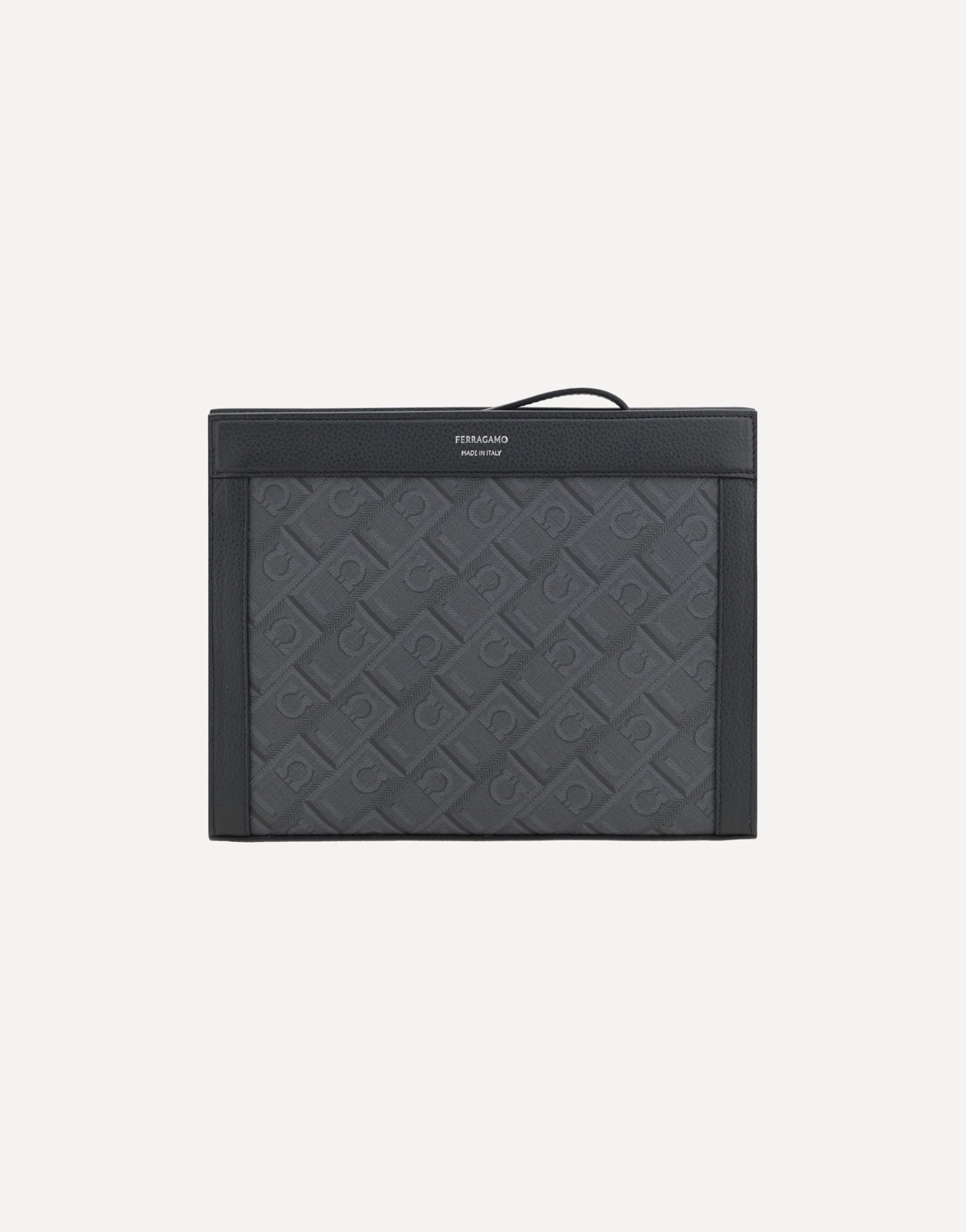 Ferragamo Gancini Pattern Pouch