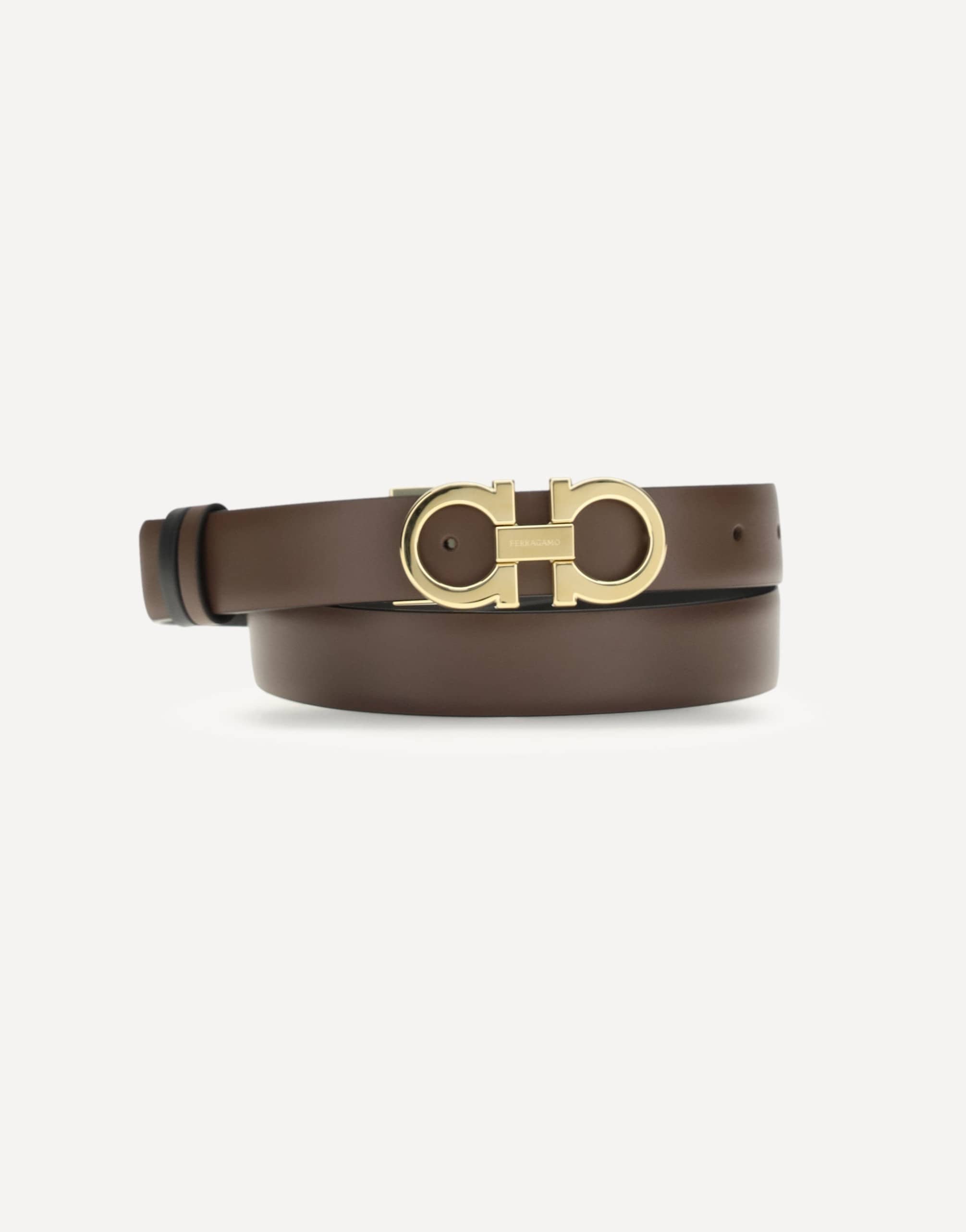 Ferragamo Gancini Reversible Double Gancini Belt