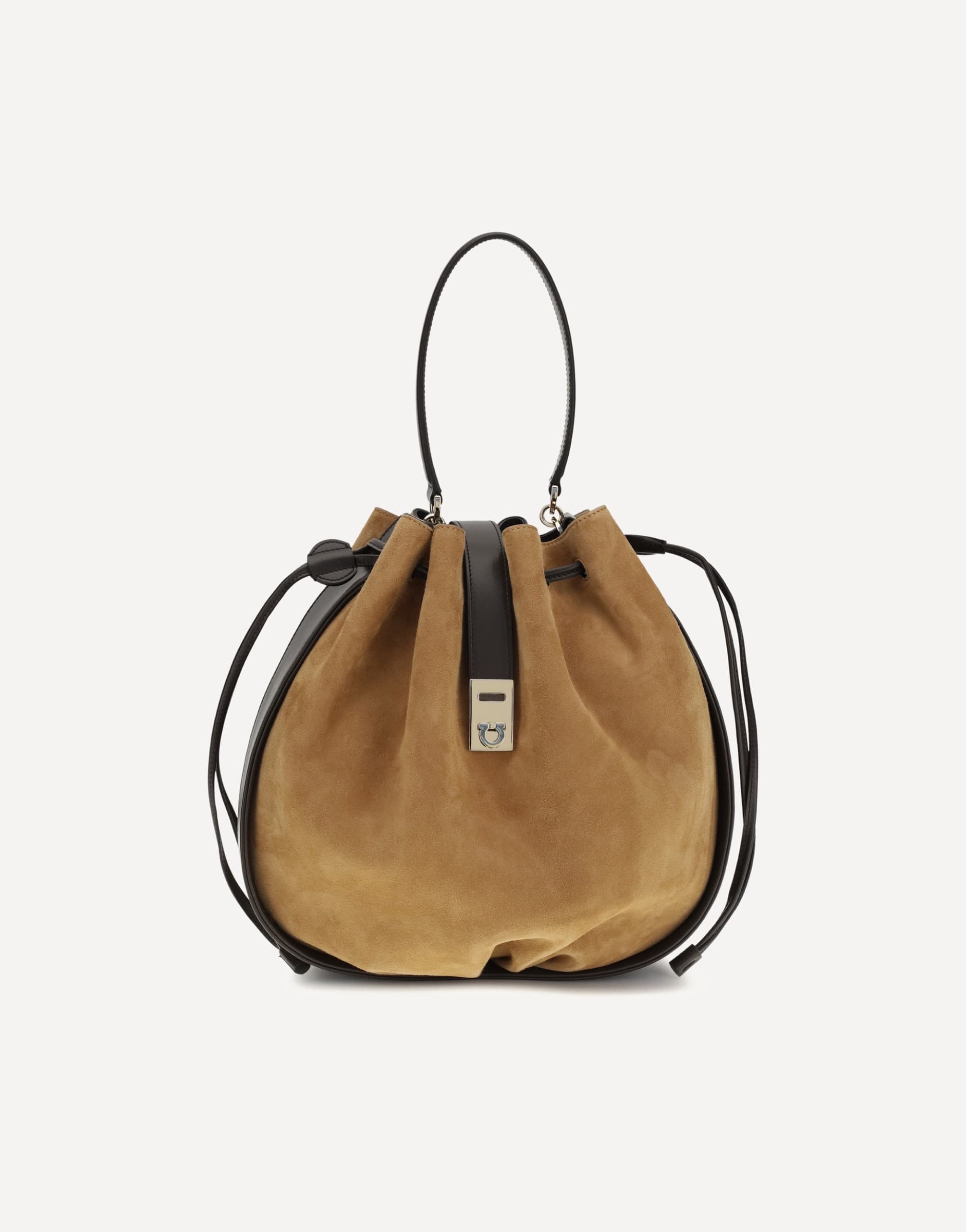 Ferragamo Hug Buckle Bucket Bag