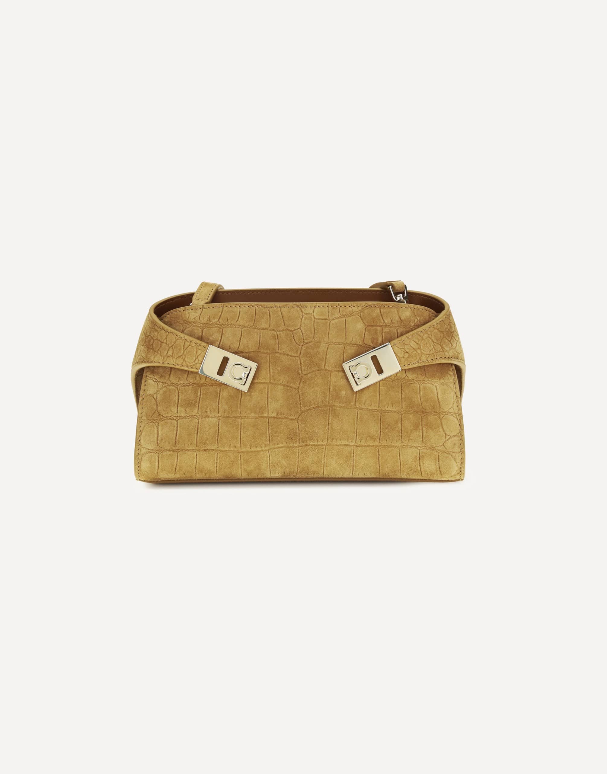 Ferragamo Hug Clutch Bag With Shoulder Strap