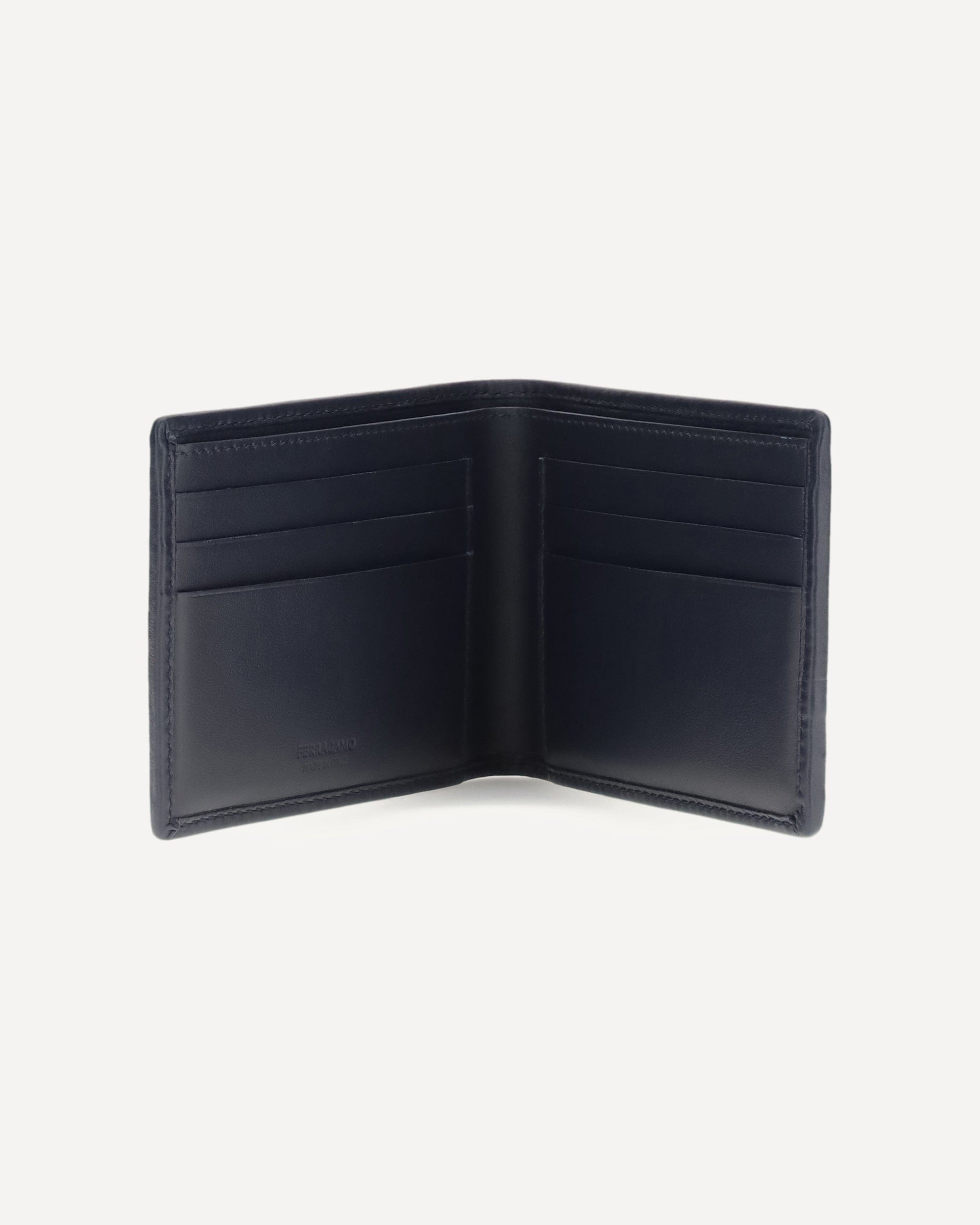 Ferragamo Lattice Wallet With Gancini