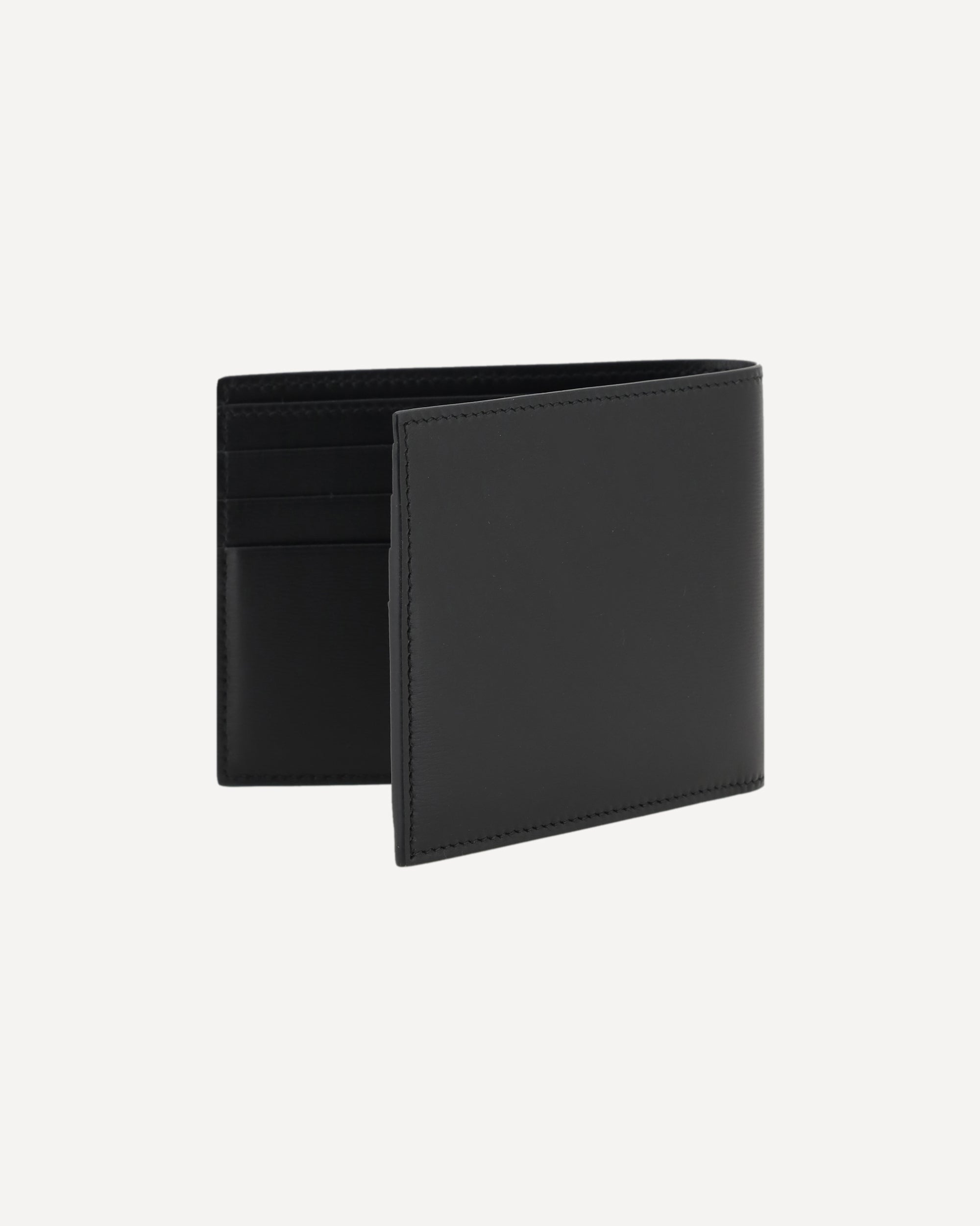 Ferragamo Leather Wallet With Bifold Design