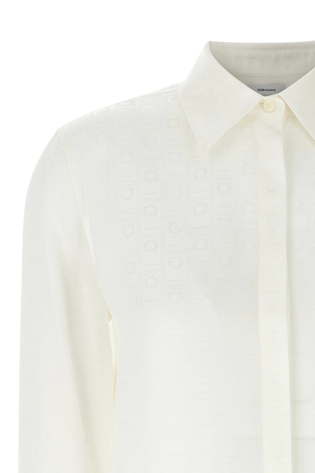 Ferragamo Ferragamo Monogram Silk Shirt