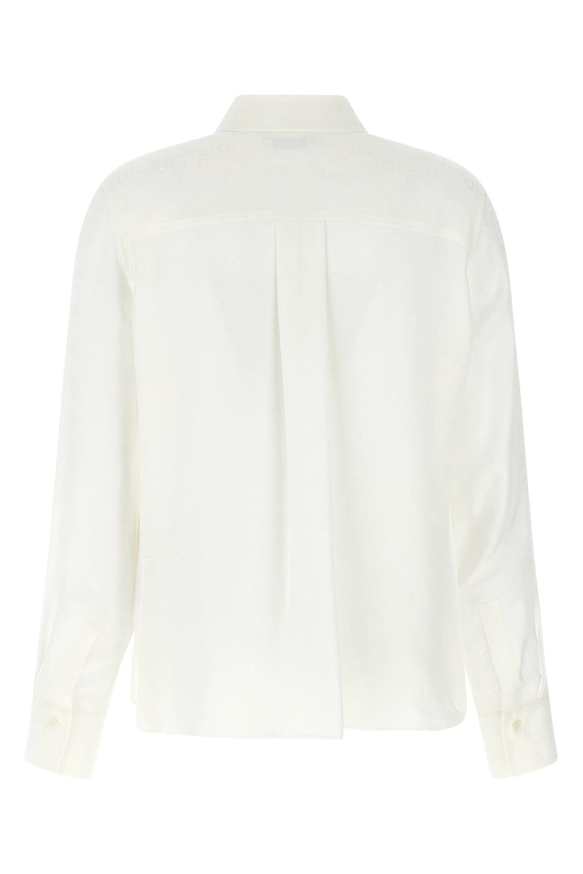 Ferragamo Ferragamo Monogram Silk Shirt