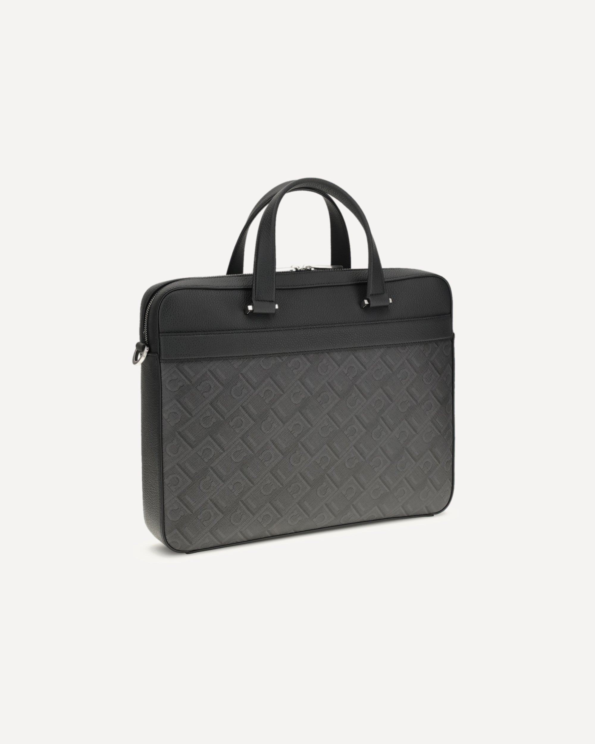 Ferragamo Monogram Work Briefcase Bag